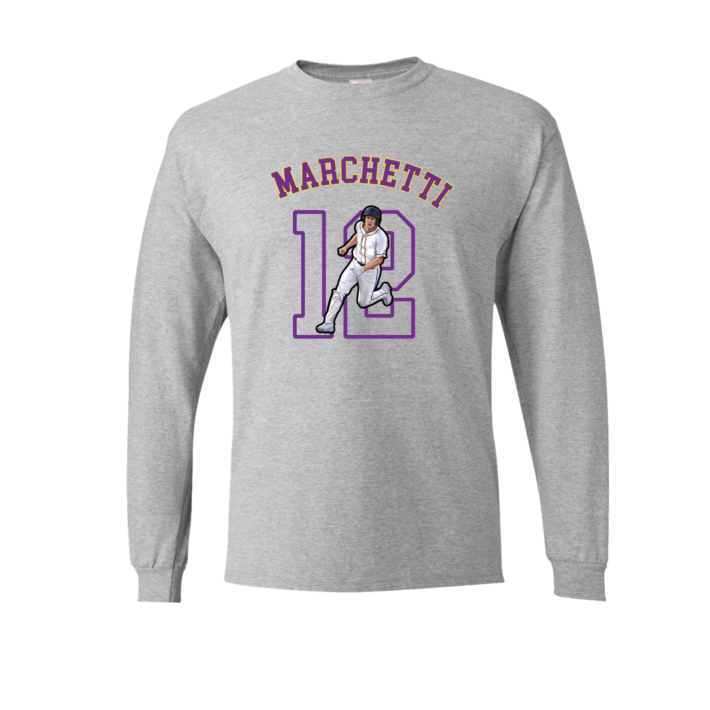 Long Sleeve Tee — Shirsey Arch in Grey