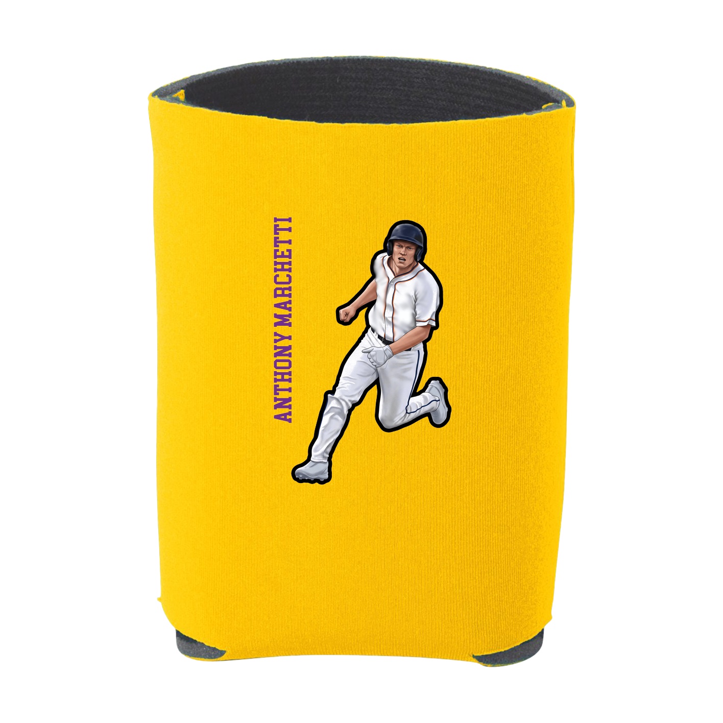 Can Holder — Name Vertical in Yellow