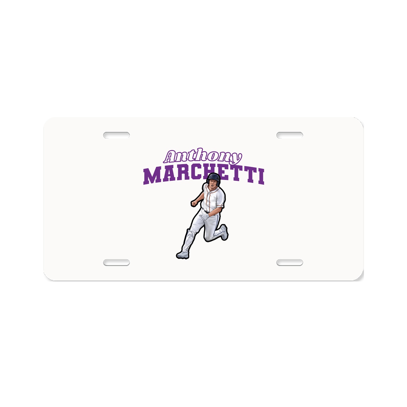 License Plate — Name Arch in Classic