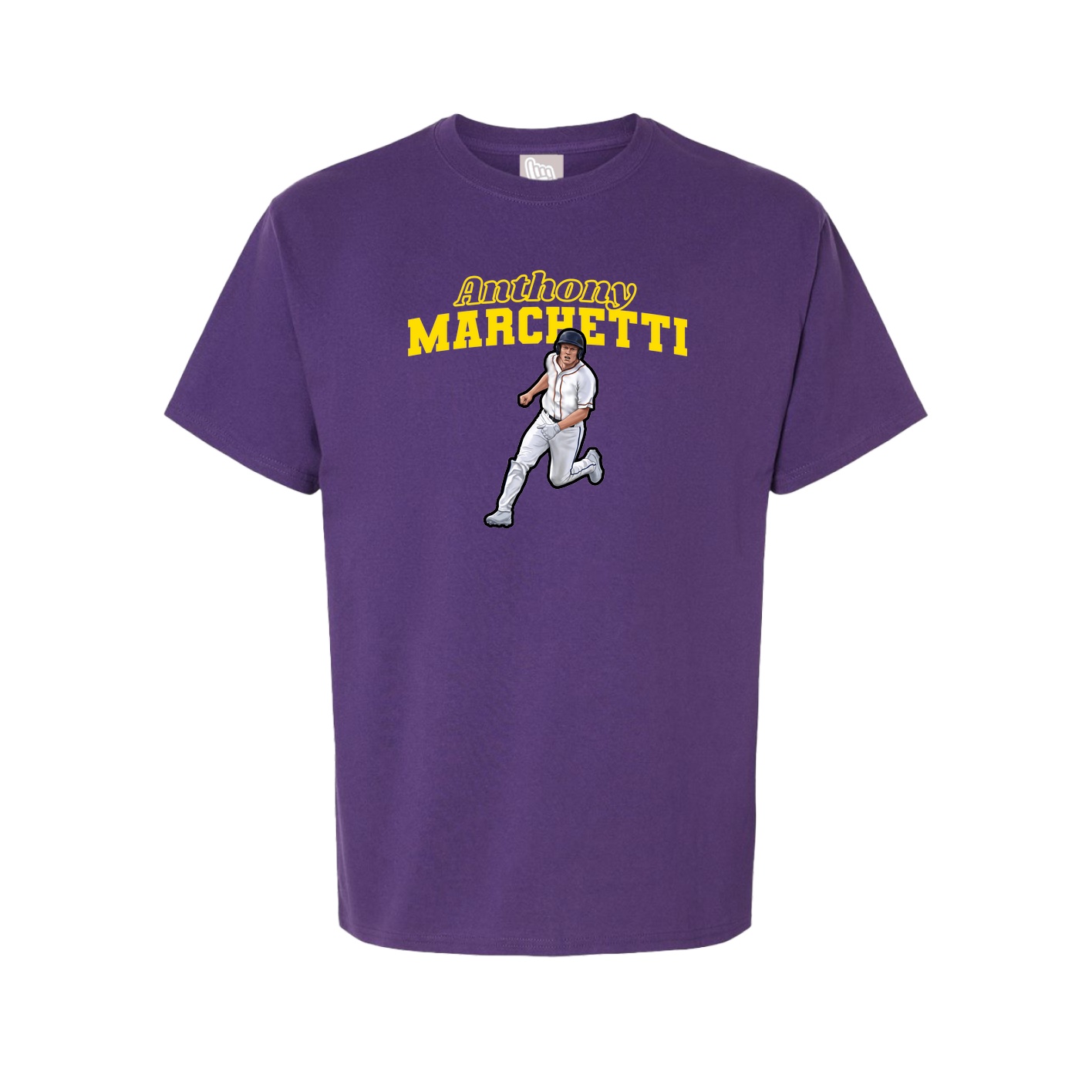Tee — Name Arch in Purple