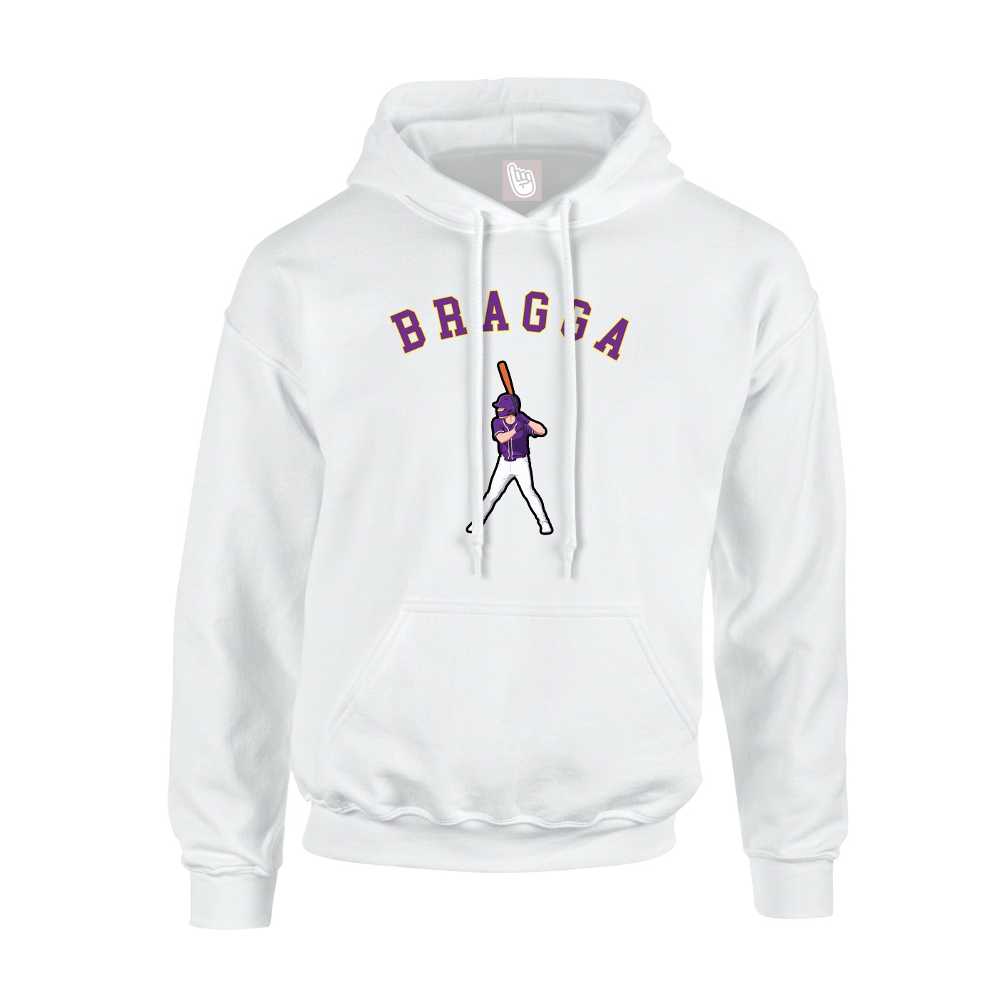 Hoodie — Shirsey Arch in White