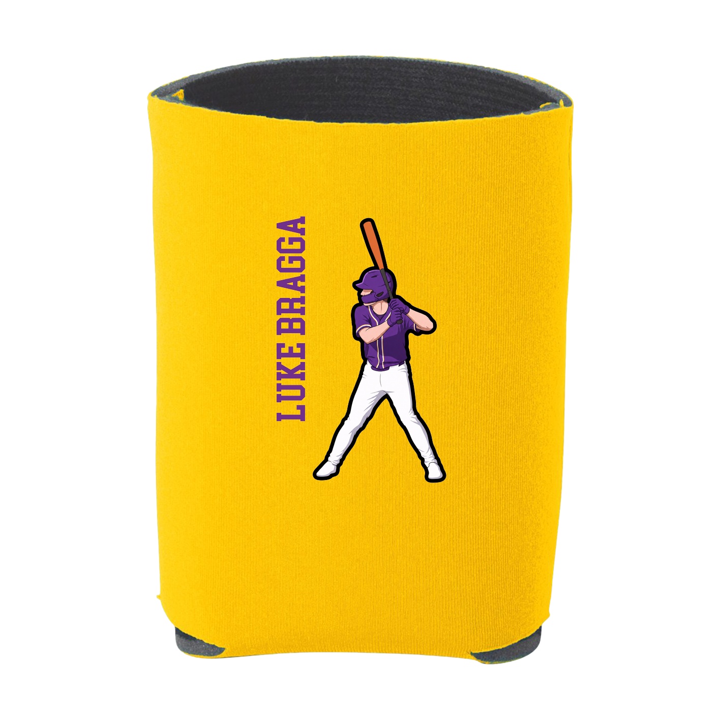 Can Holder — Name Vertical in Yellow