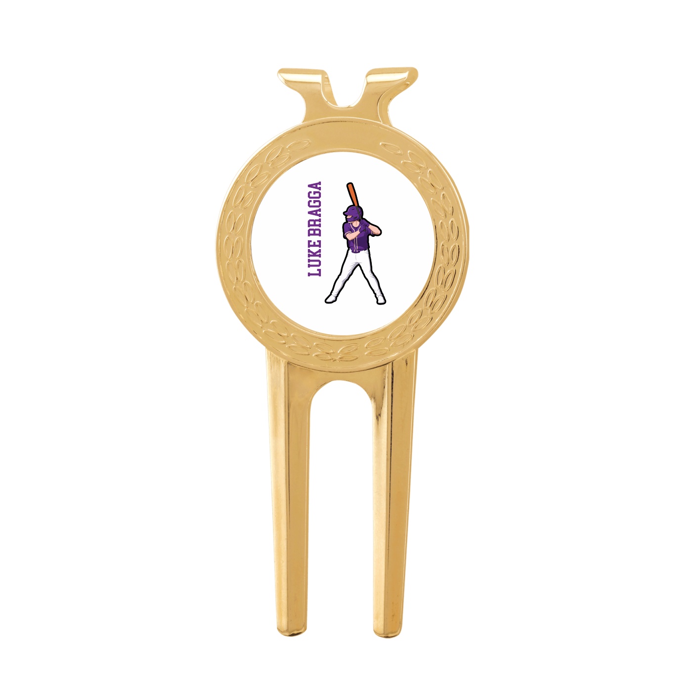 Divot Tool with Ball Marker — Name Vertical in Classic