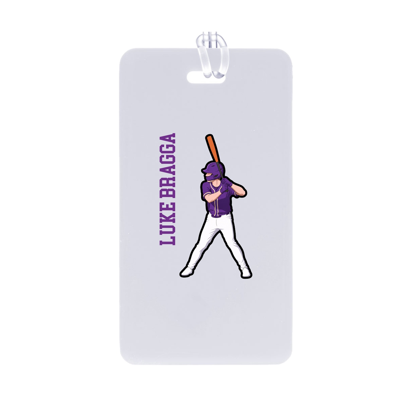 Bag Tag — Name Vertical in Classic