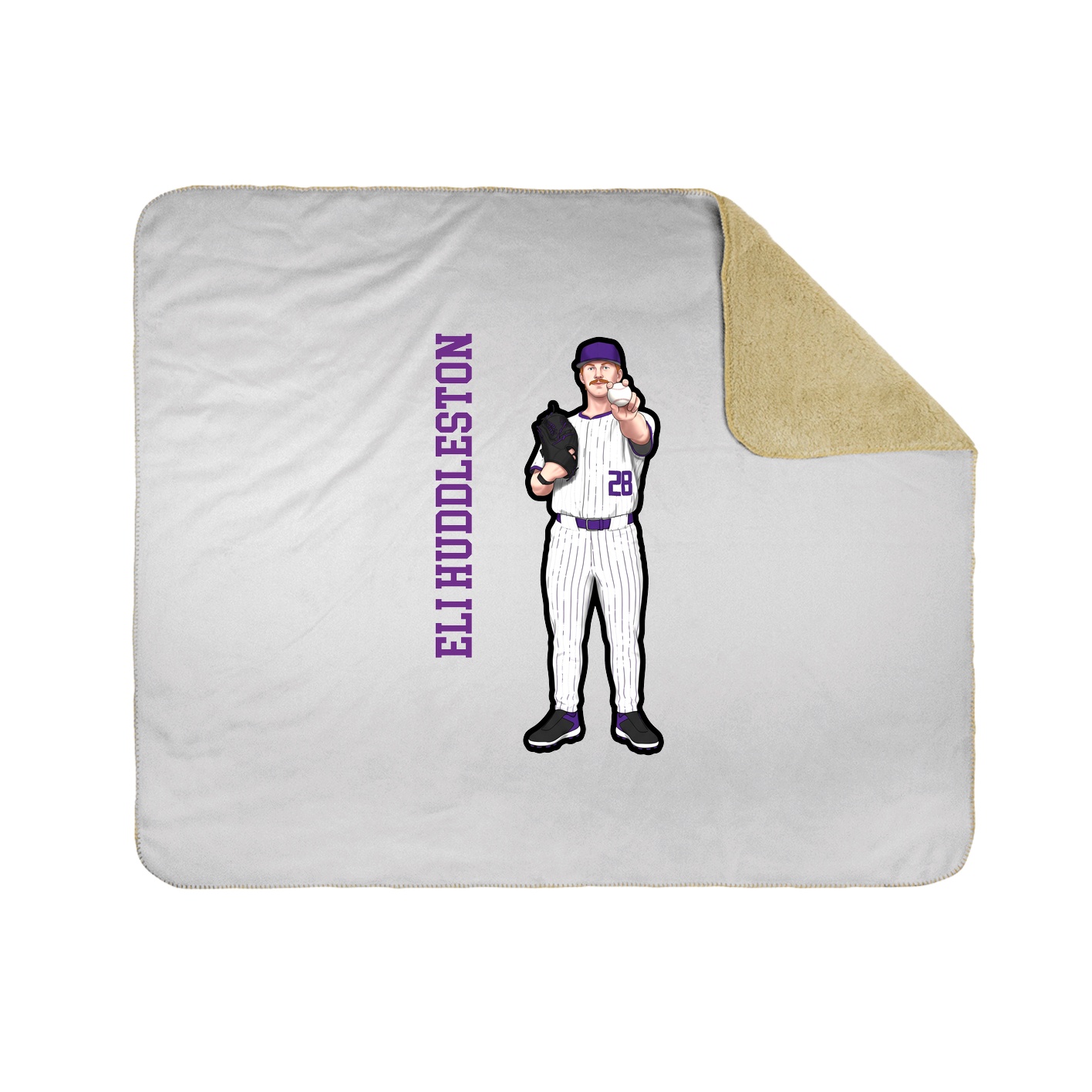 50x60 Sherpa Lined Throw Blanket