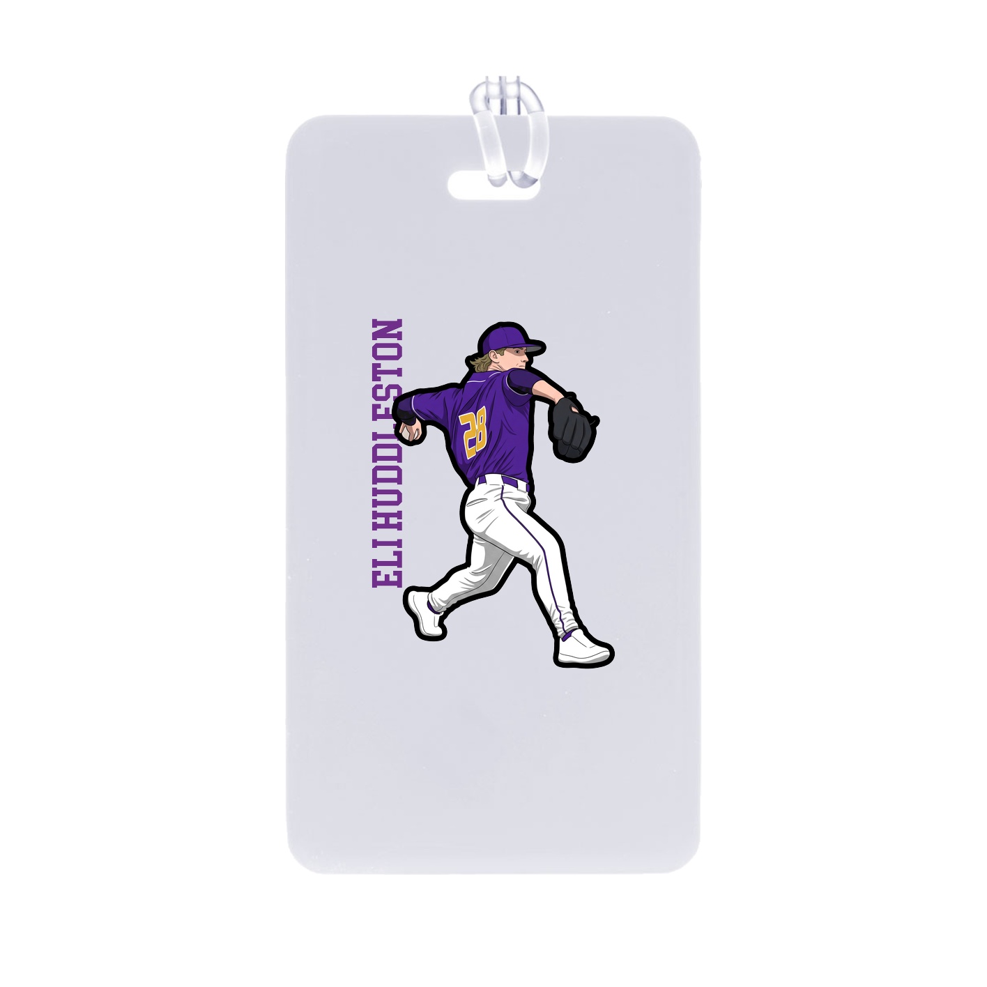 Bag Tag — Name Vertical in Classic