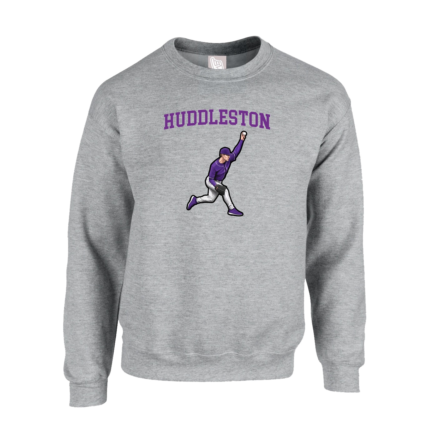 Fleece Crew — Shirsey in Grey