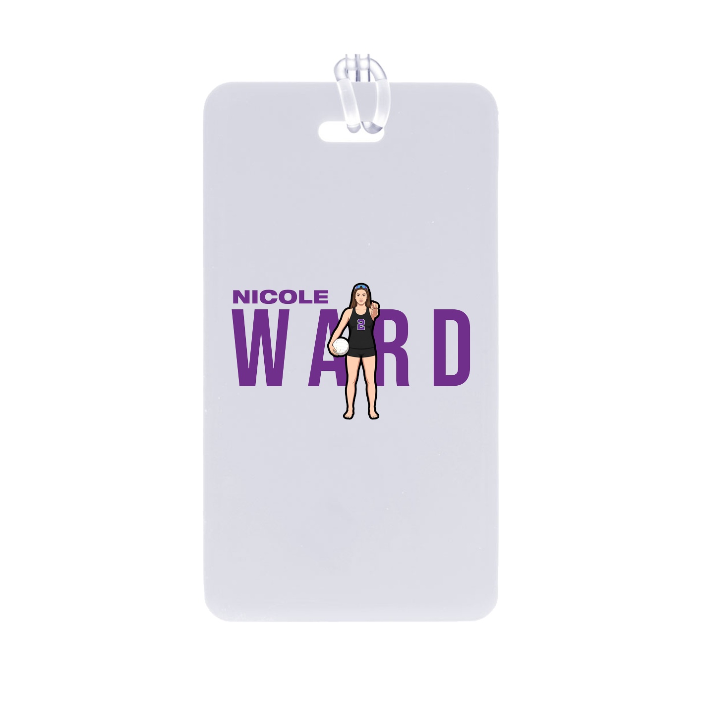 Bag Tag — Player Name in Classic
