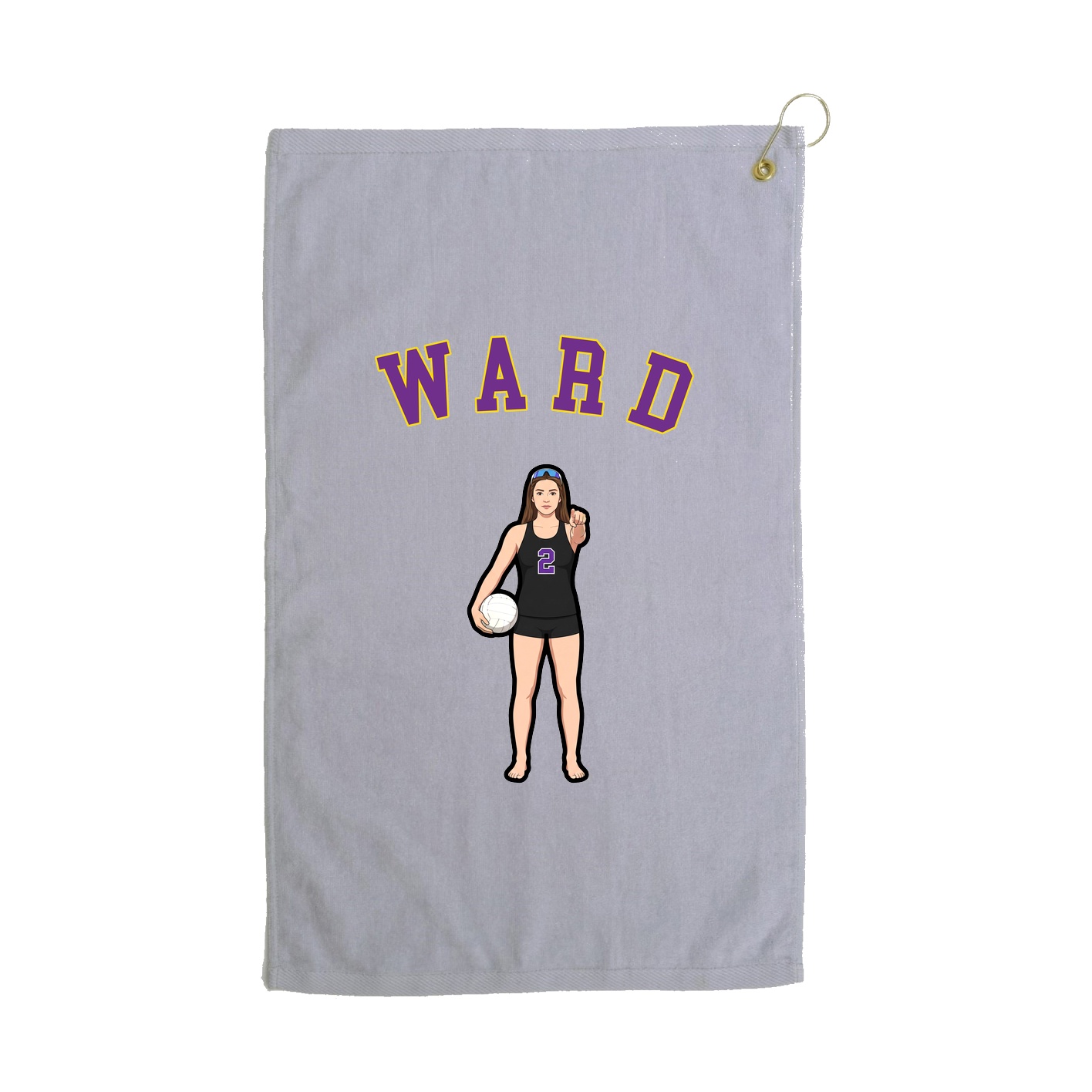 Golf Towel — Shirsey Arch in Grey