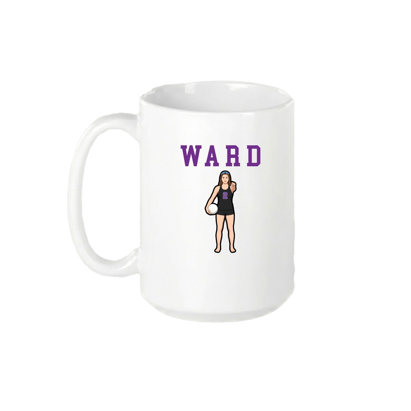 15oz Coffee Mug — Shirsey in White