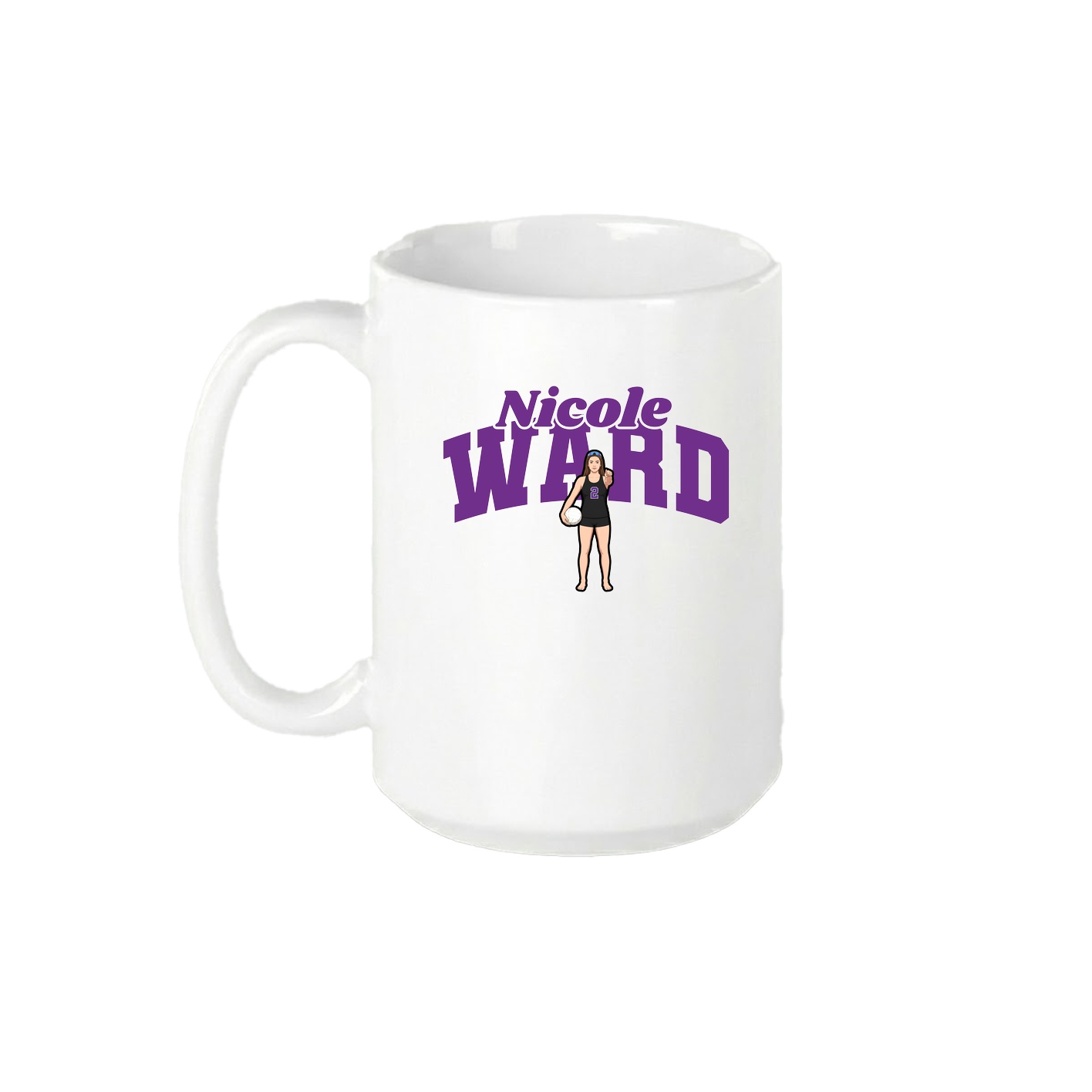 15oz Coffee Mug — Signature Arch in White
