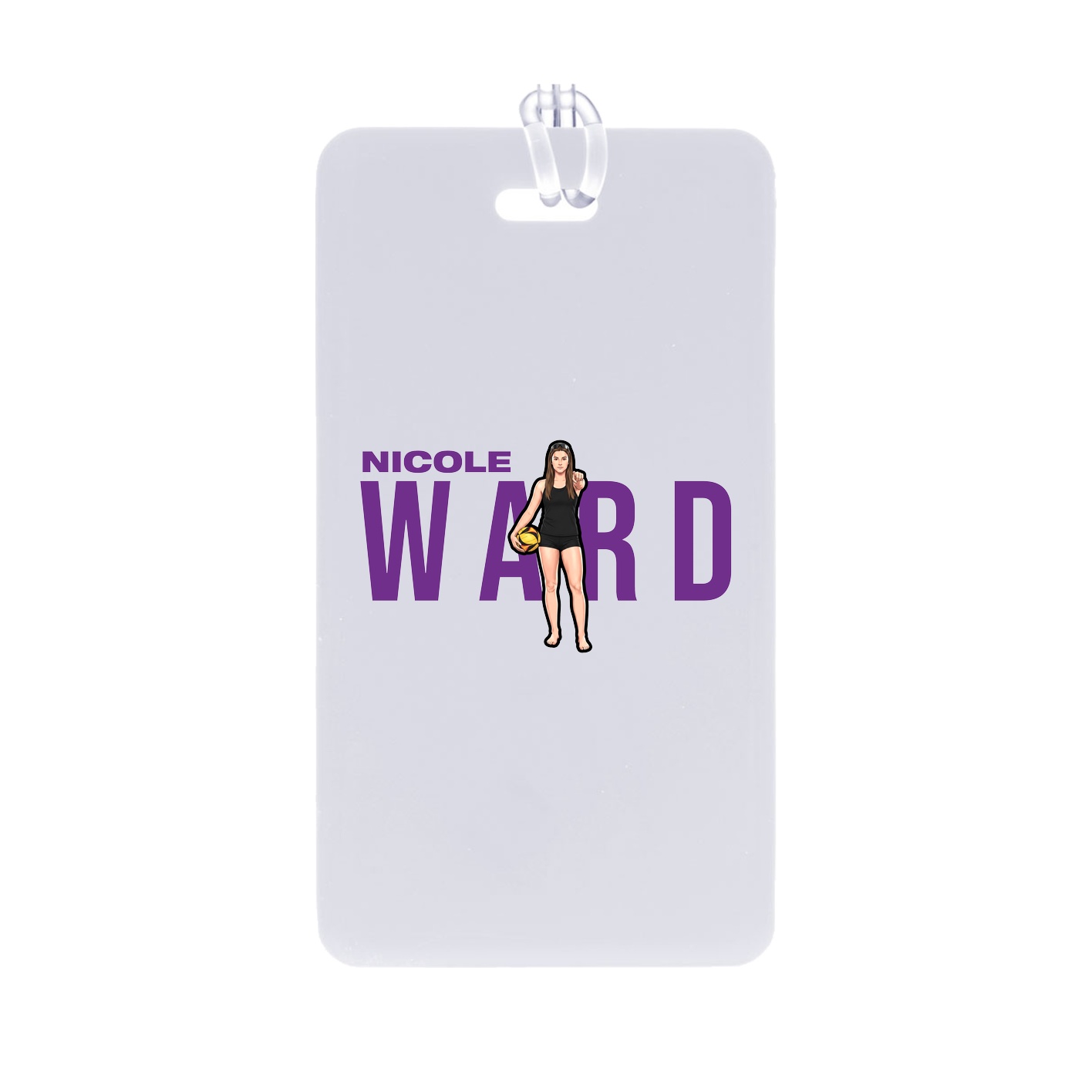 Bag Tag — Player Name in Classic