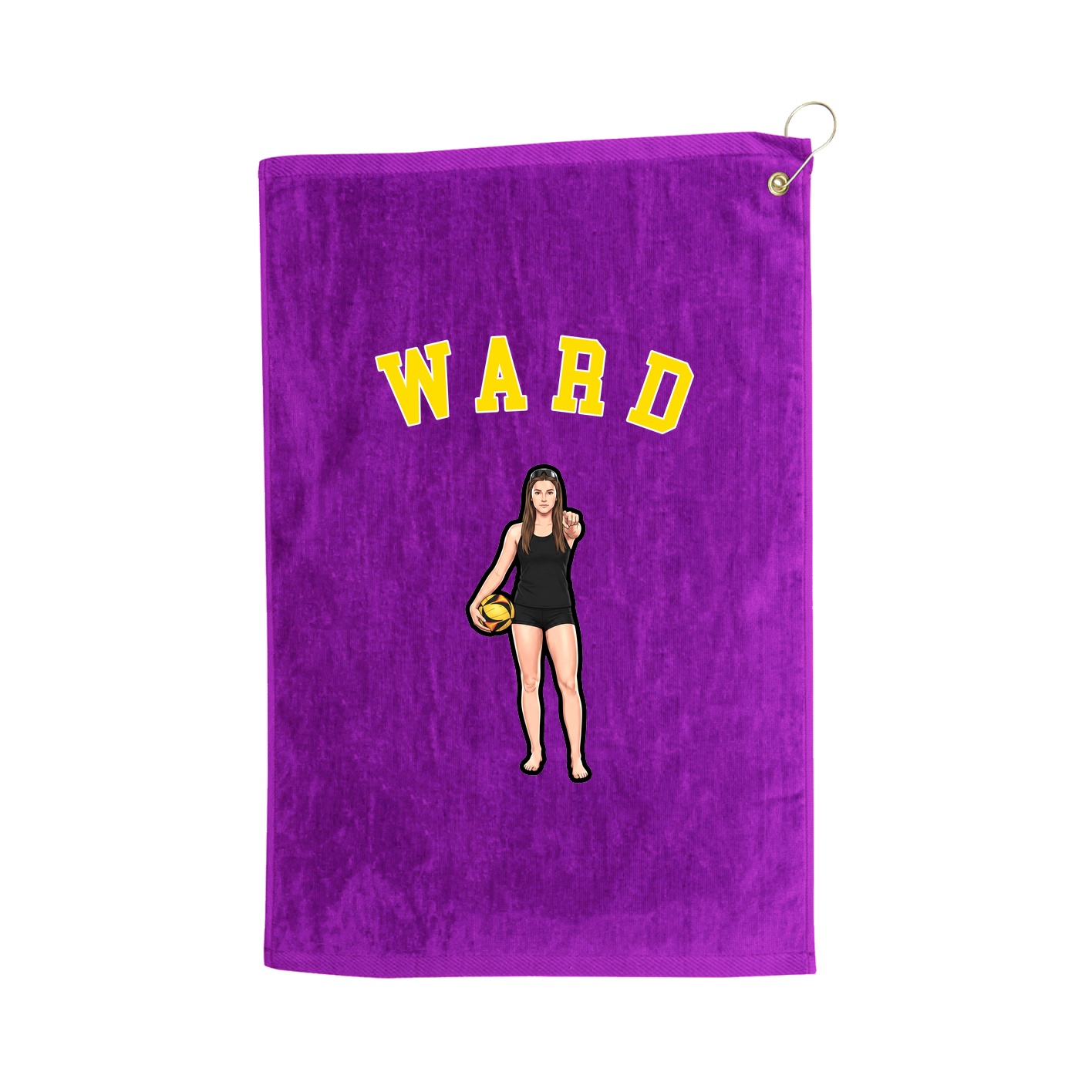 Golf Towel — Shirsey Arch in Purple