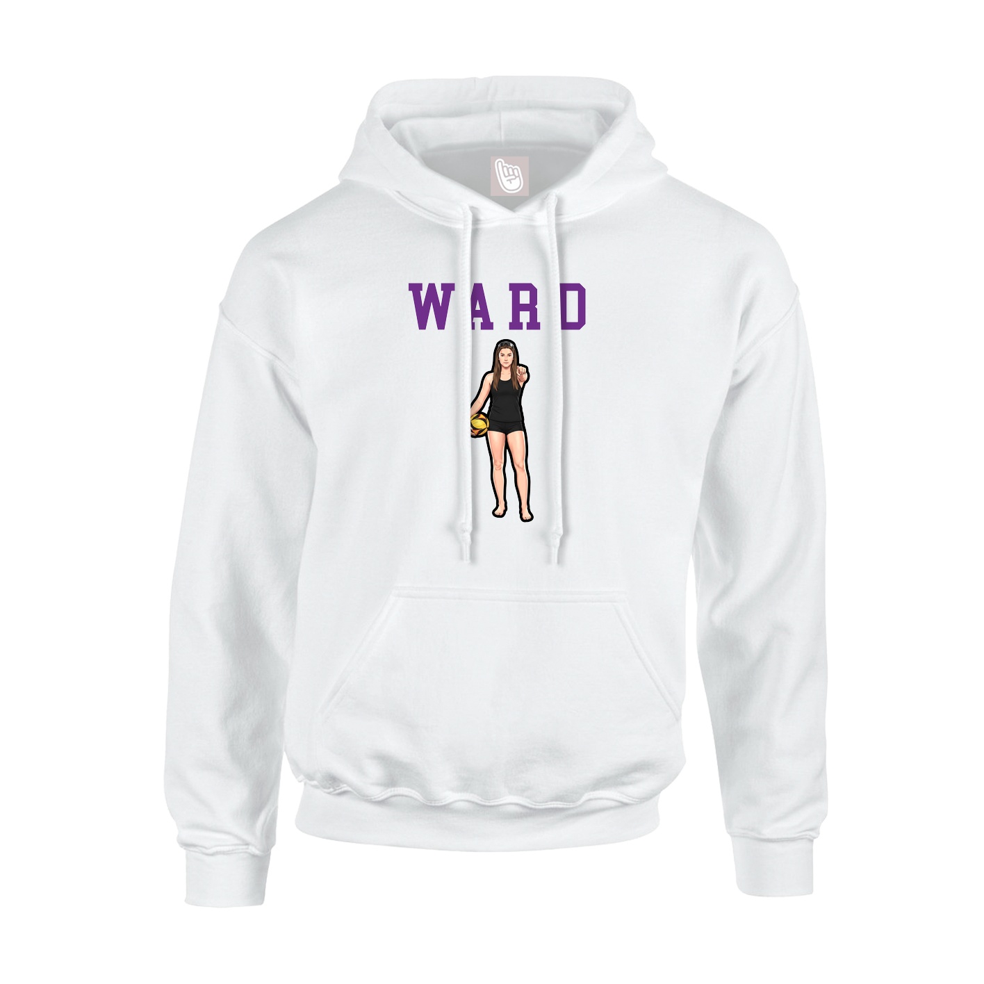 Youth Hoodie — Shirsey in White