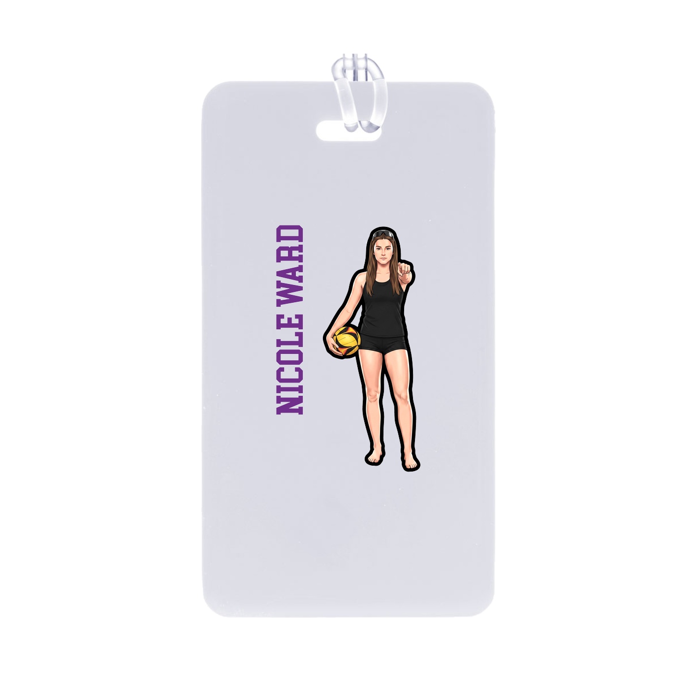 Bag Tag — Name Vertical in Classic