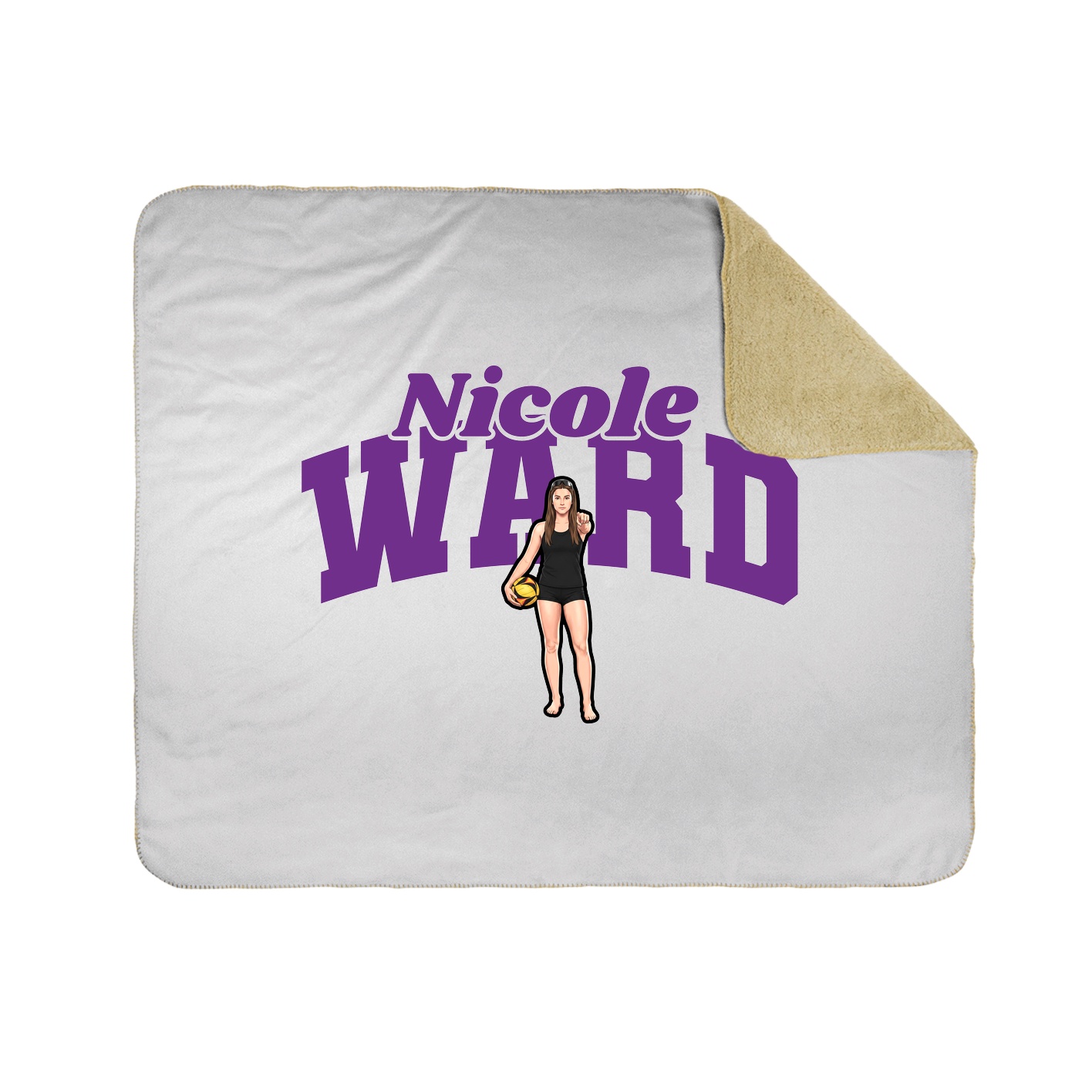 Throw Blanket — Signature Arch in White