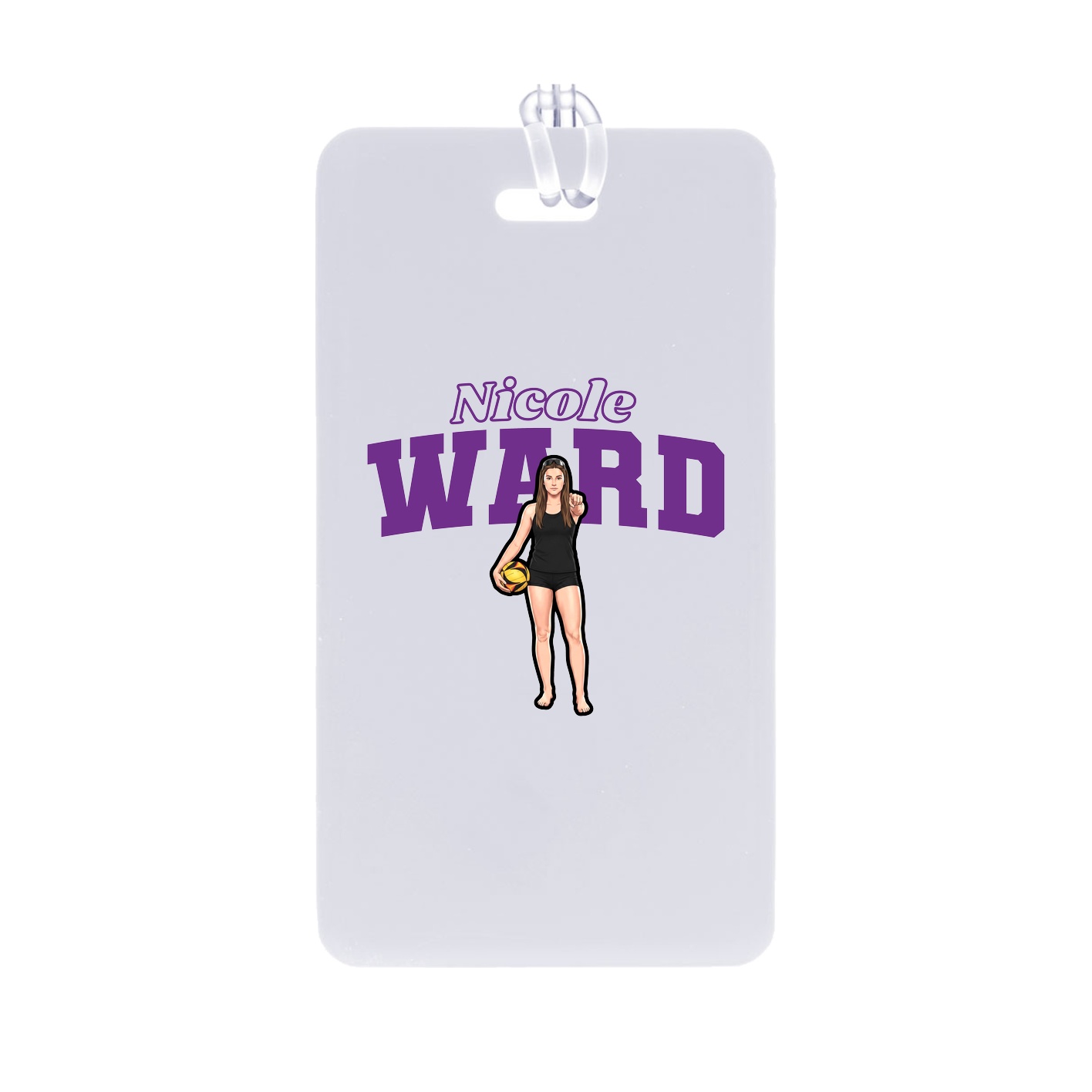 Bag Tag — Name Arch in Classic