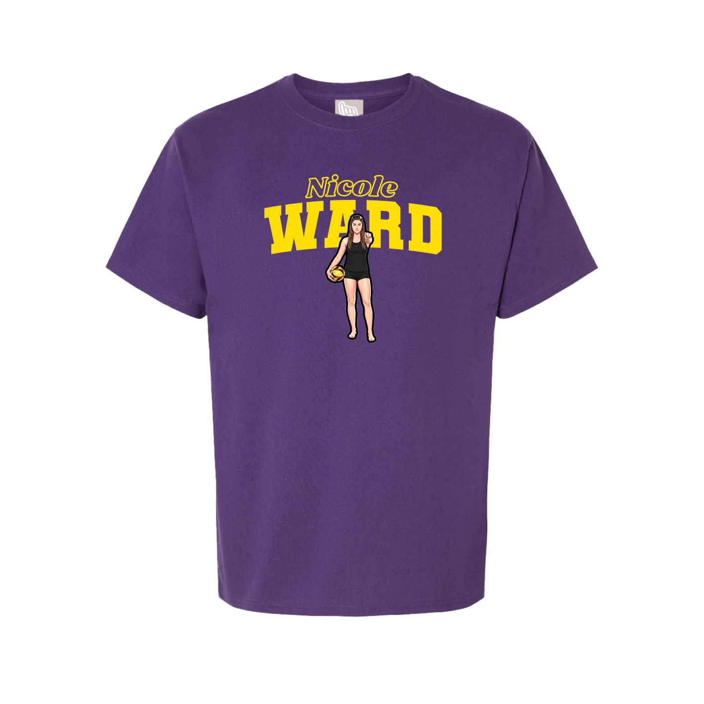 Tee — Name Arch in Purple