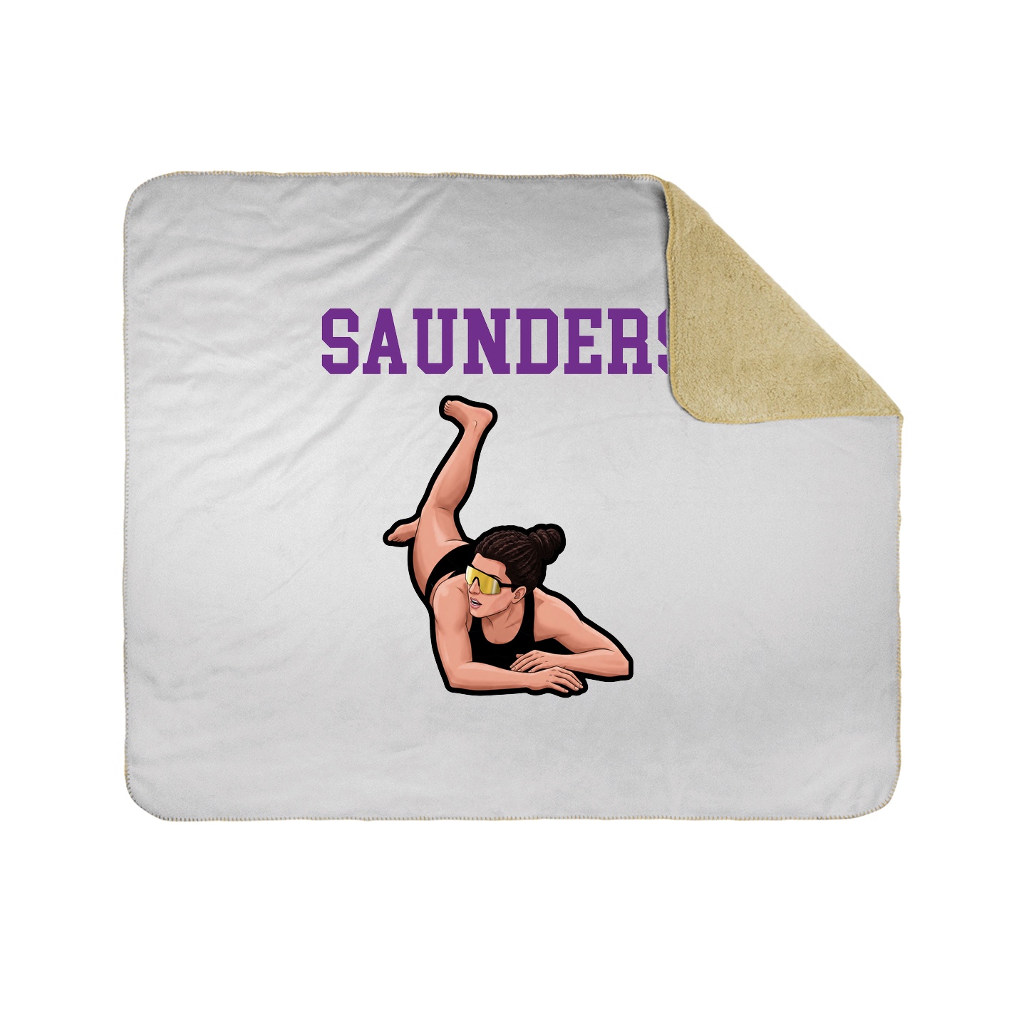 Throw Blanket — Shirsey in White