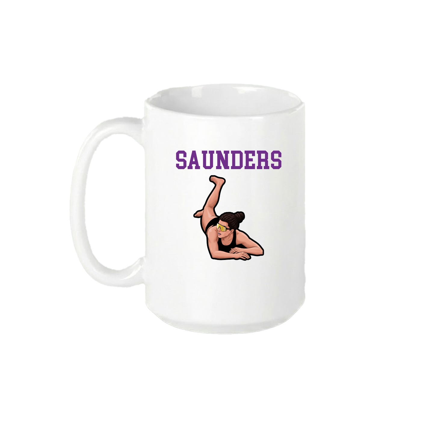 15oz Coffee Mug — Shirsey in White