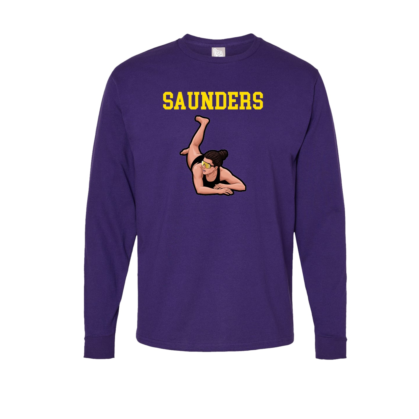 Long Sleeve Tee — Shirsey in Purple