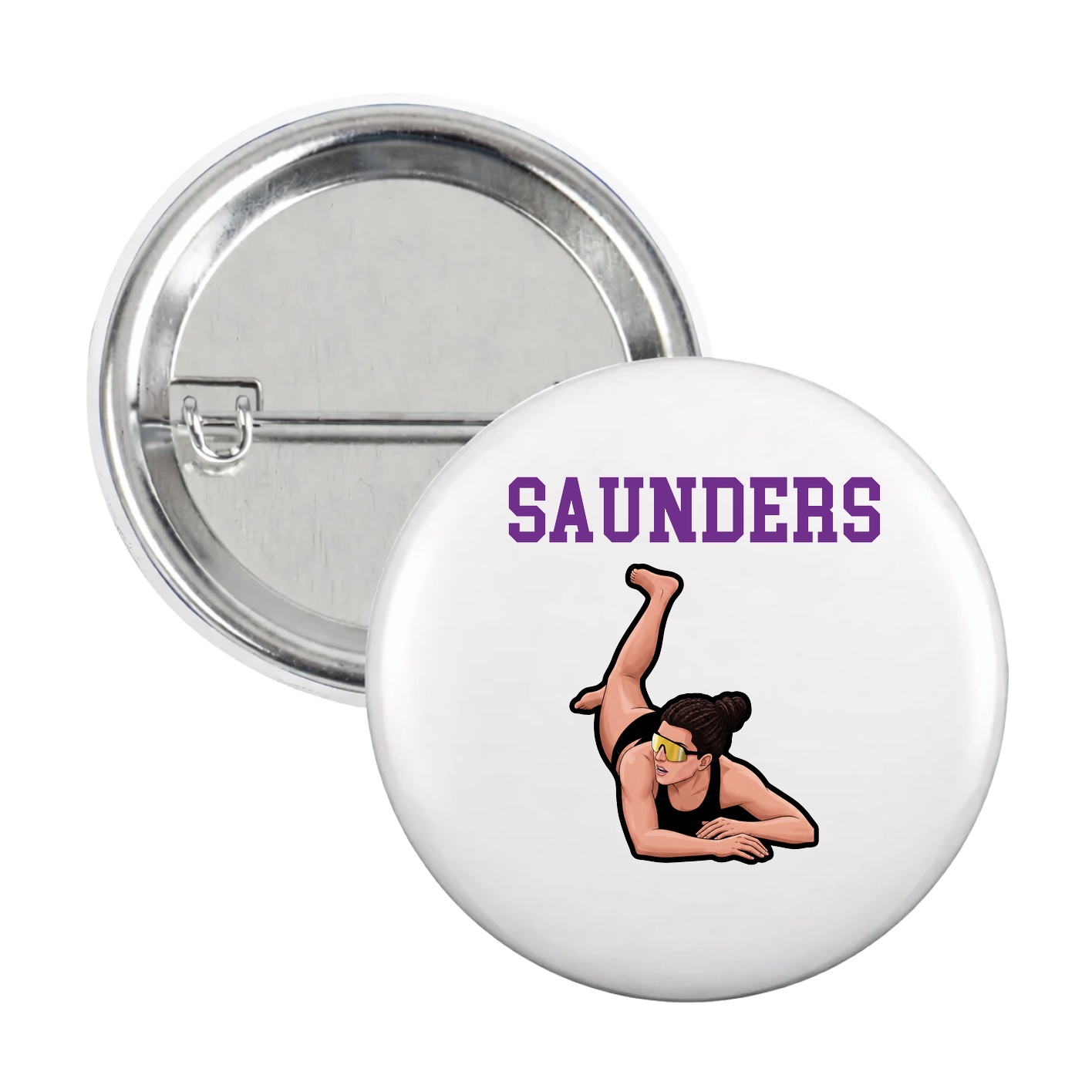 Game Day Button — Shirsey in White