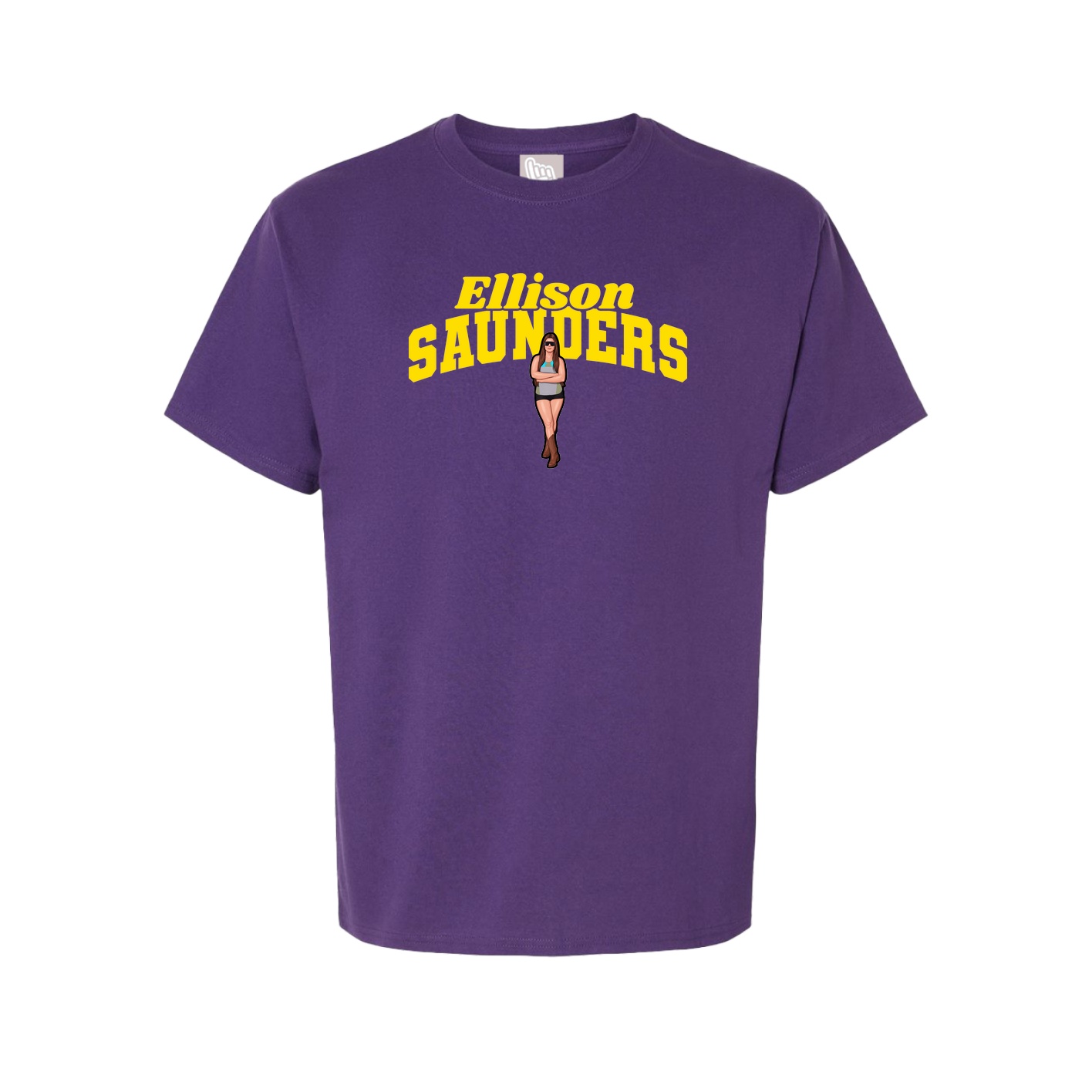 Tee — Signature Arch in Purple
