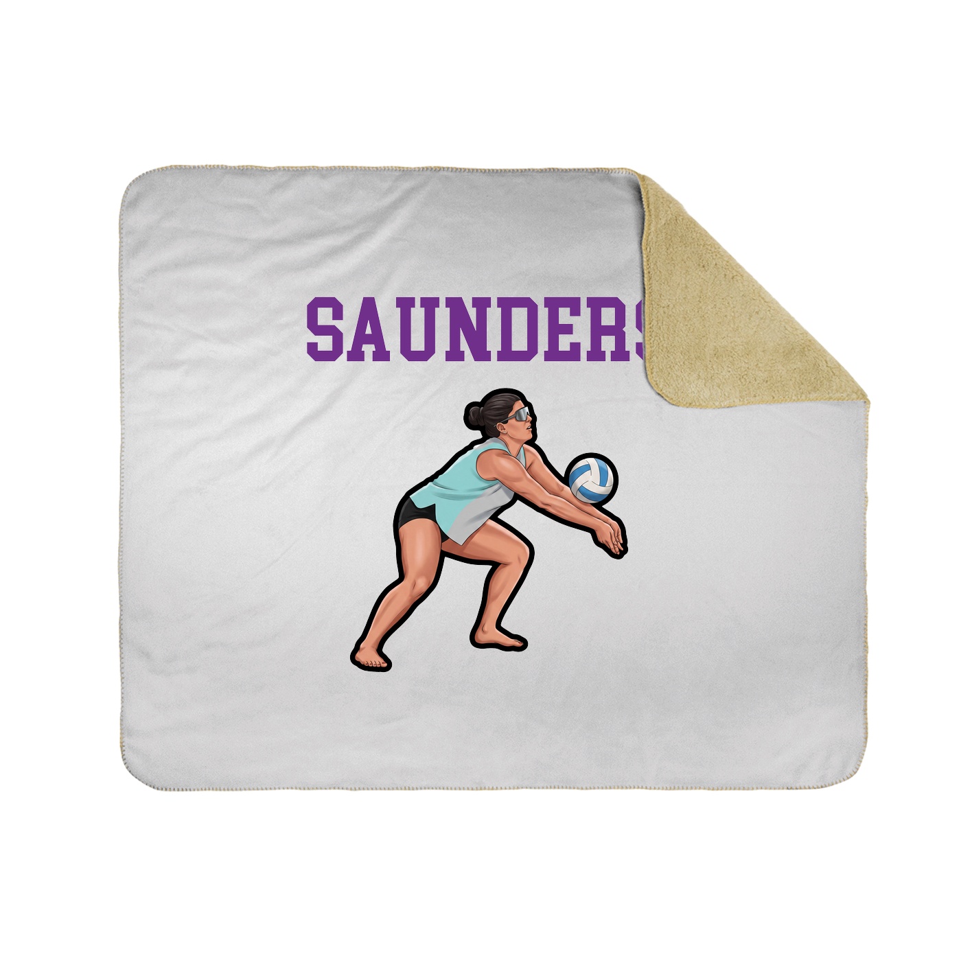 Throw Blanket — Shirsey in White