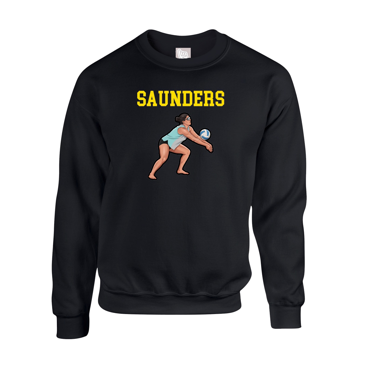 Fleece Crew — Shirsey in Black