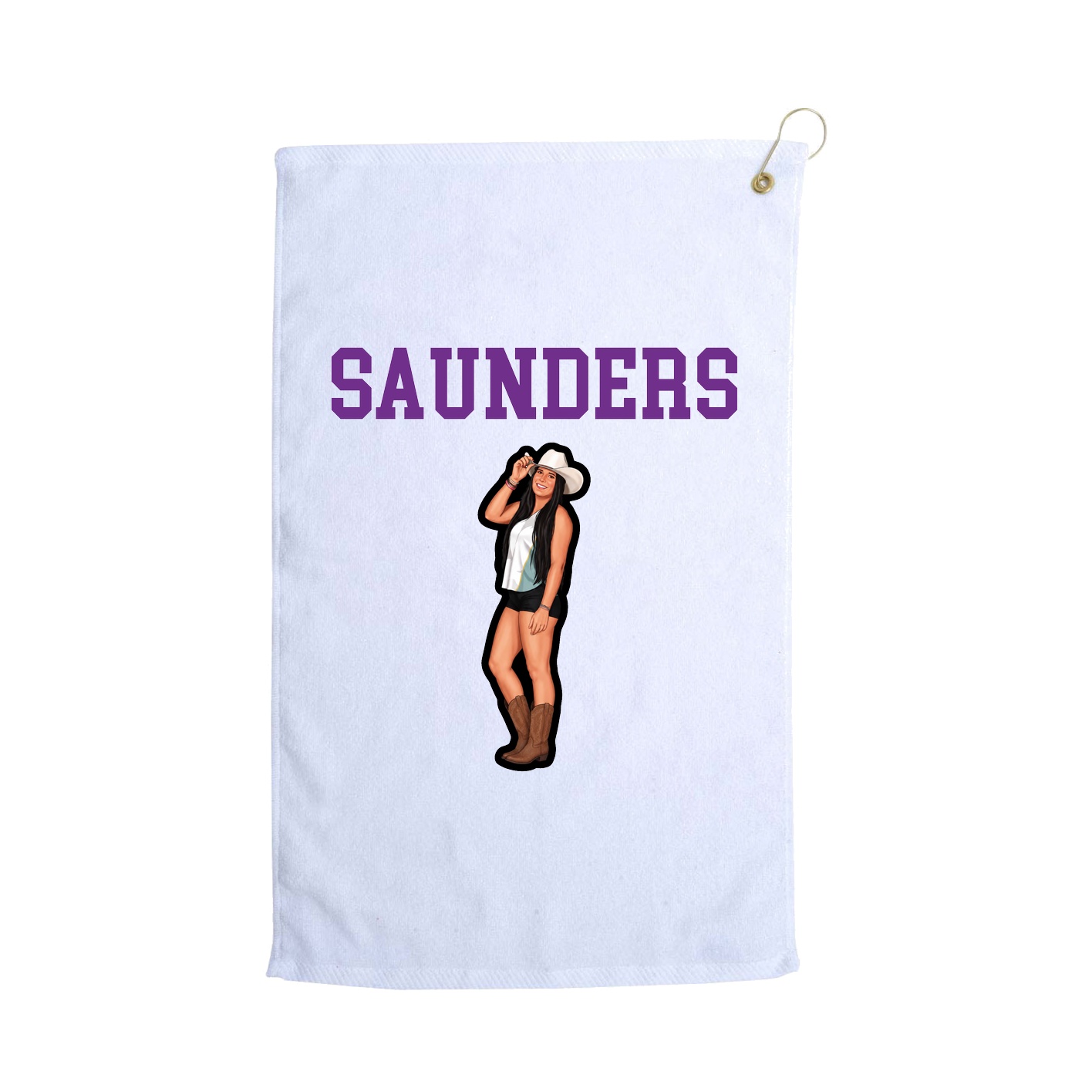 Golf Towel — Shirsey in White