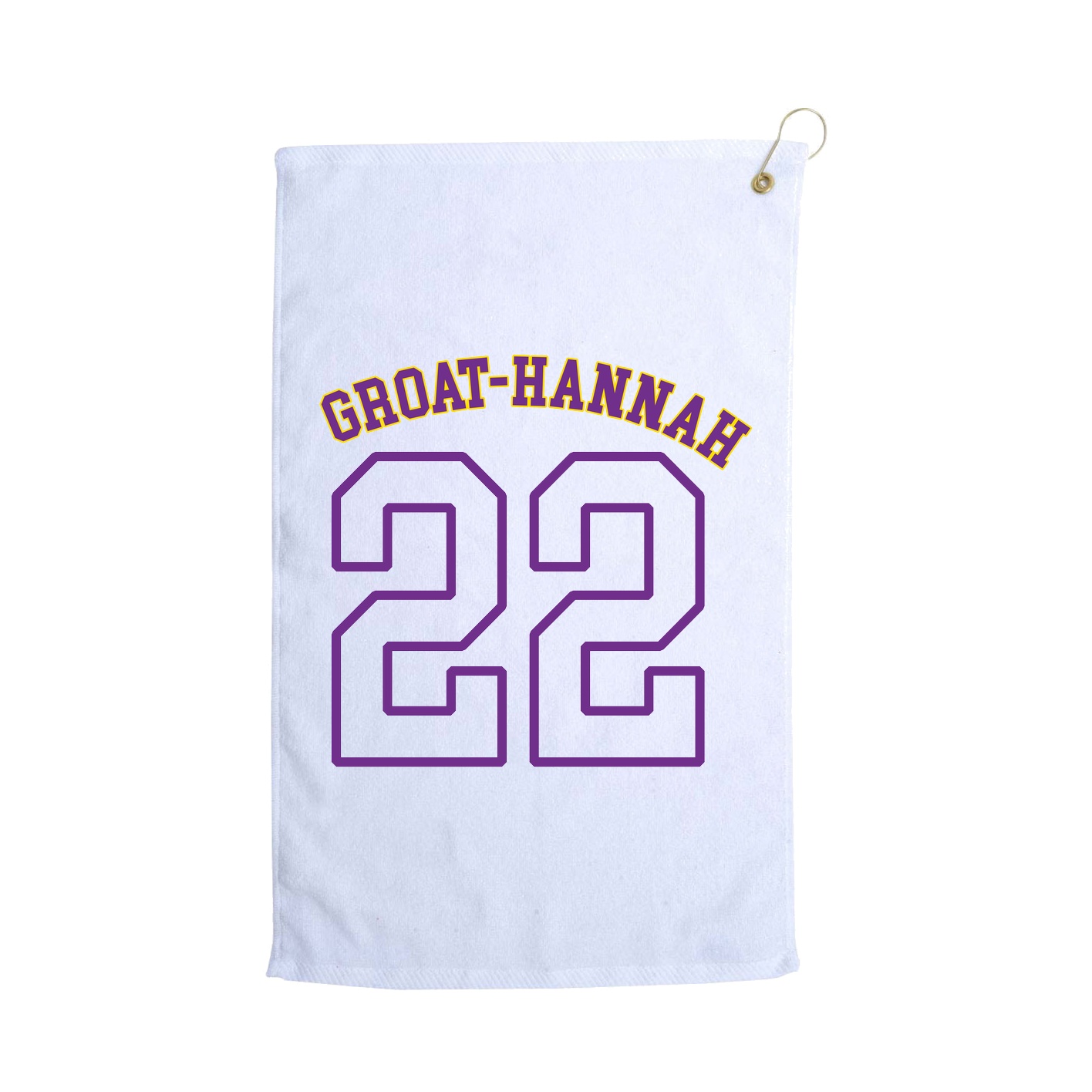 Golf Towel — Shirsey Arch in White