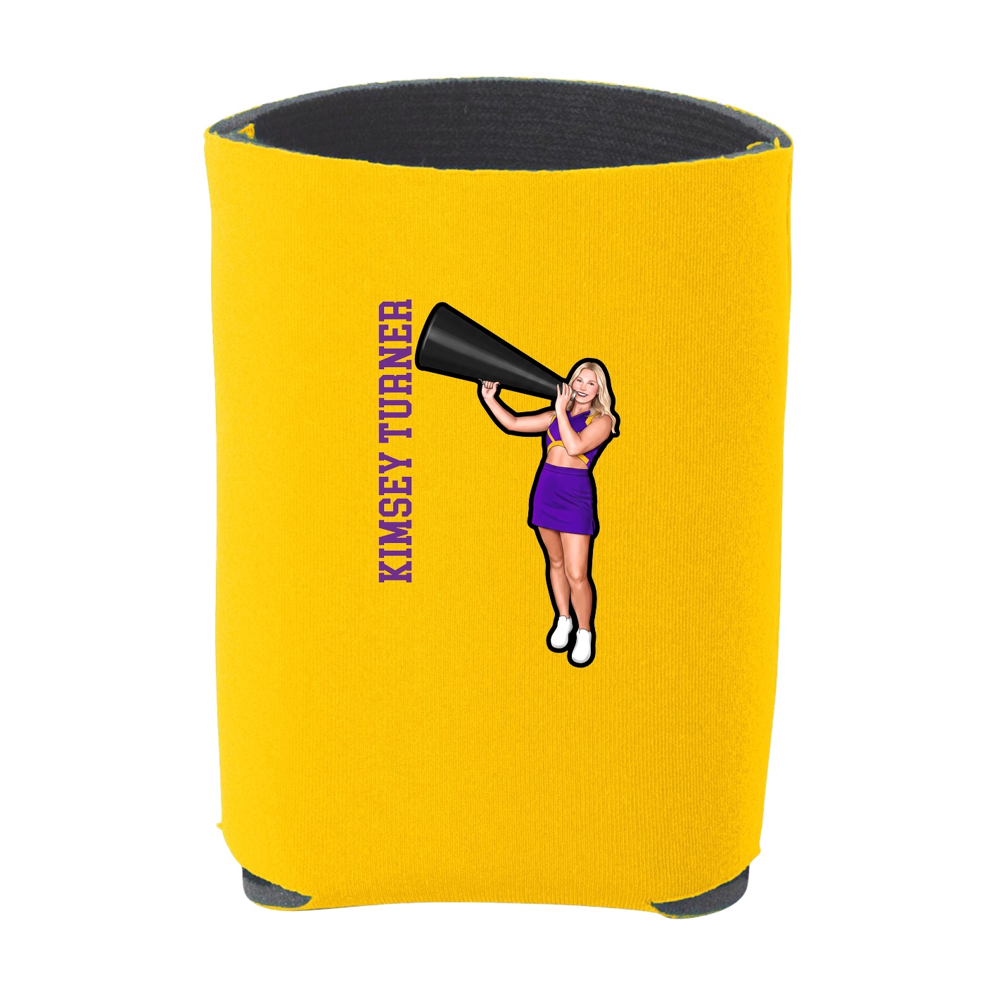 Can Holder — Name Vertical in Yellow