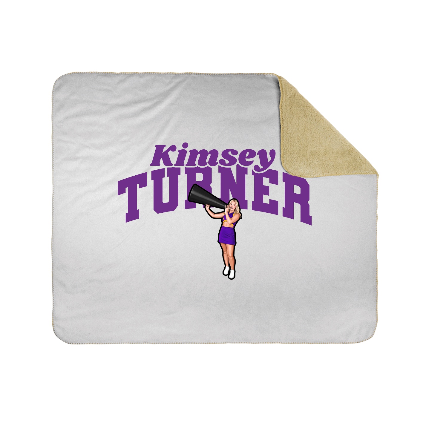 Throw Blanket — Signature Arch in White