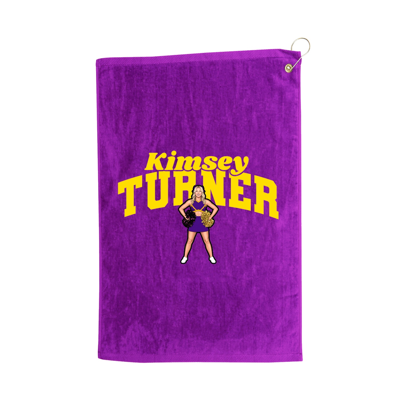 Golf Towel — Signature Arch in Purple