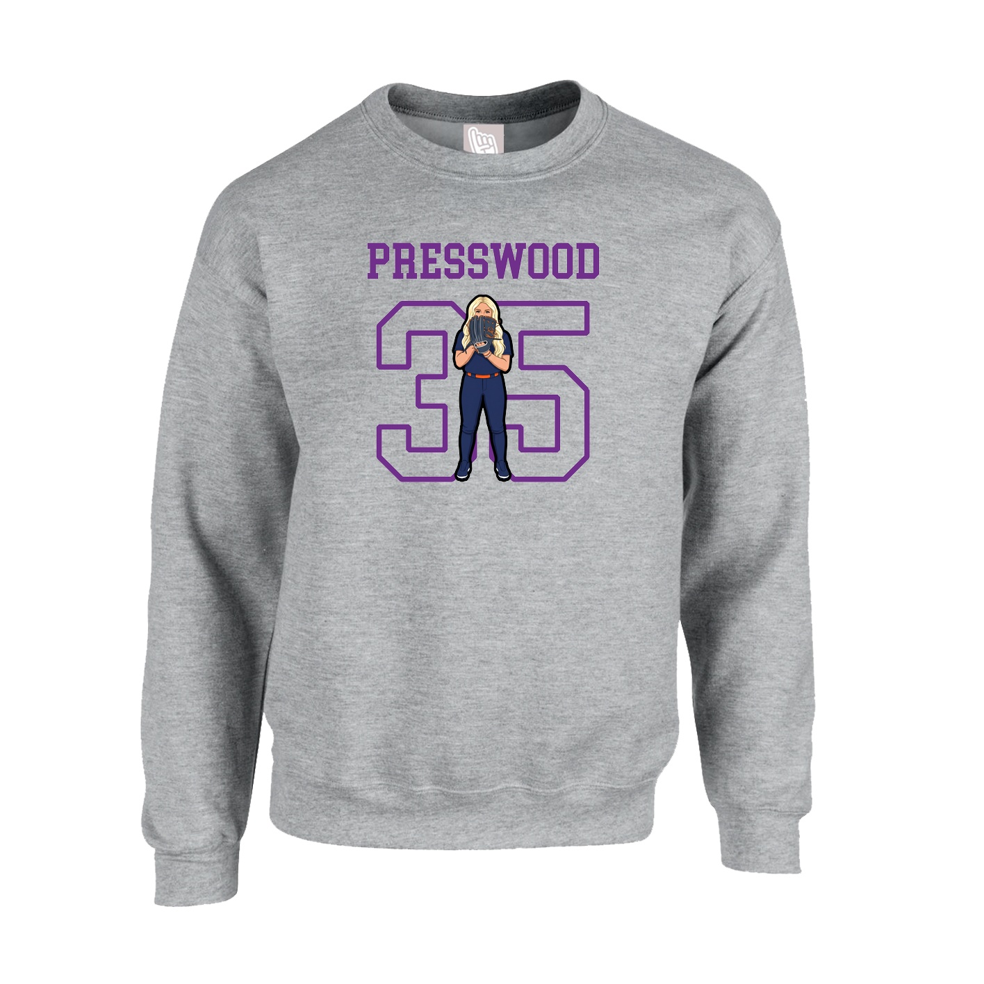 Fleece Crew — Shirsey in Grey