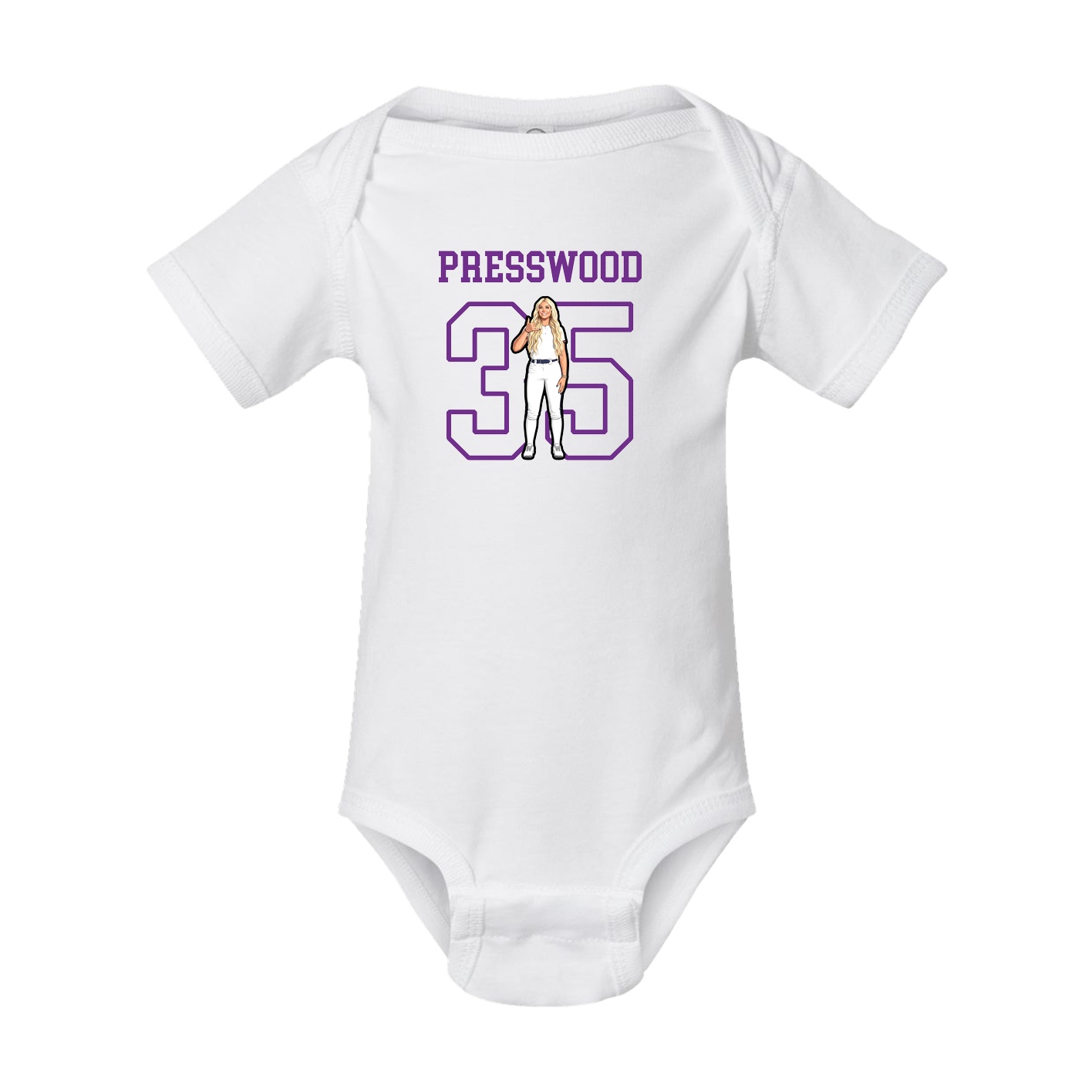 Baby Onesie — Shirsey in White