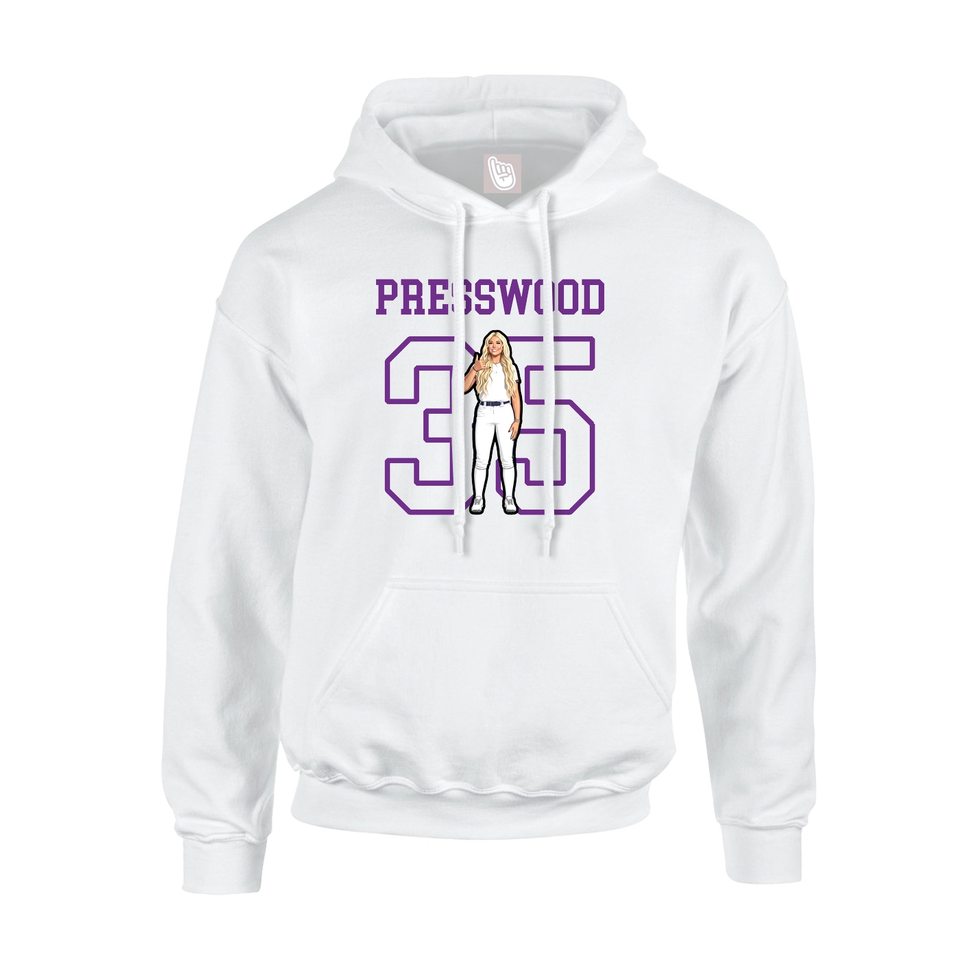 Youth Hoodie — Shirsey in White