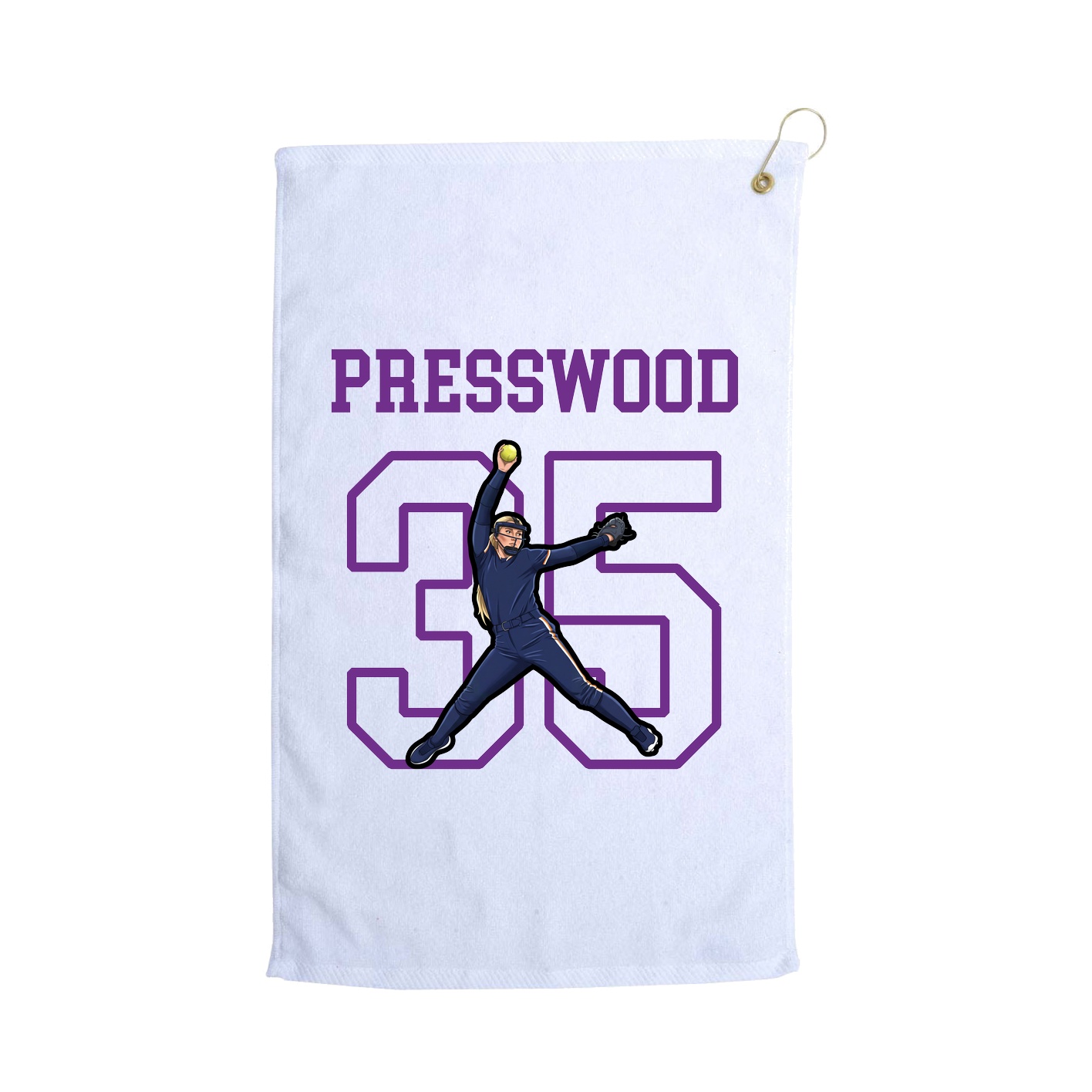 Golf Towel — Shirsey in White