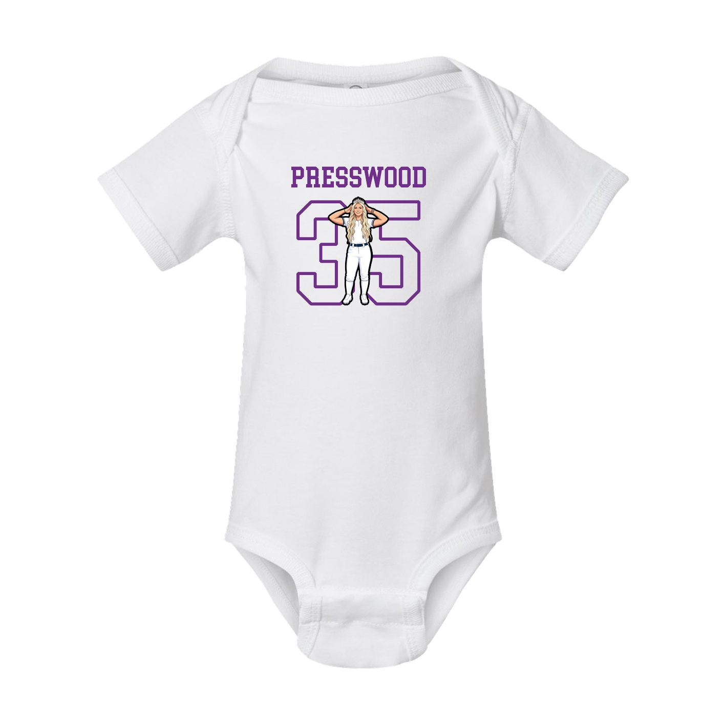 Baby Onesie — Shirsey in White