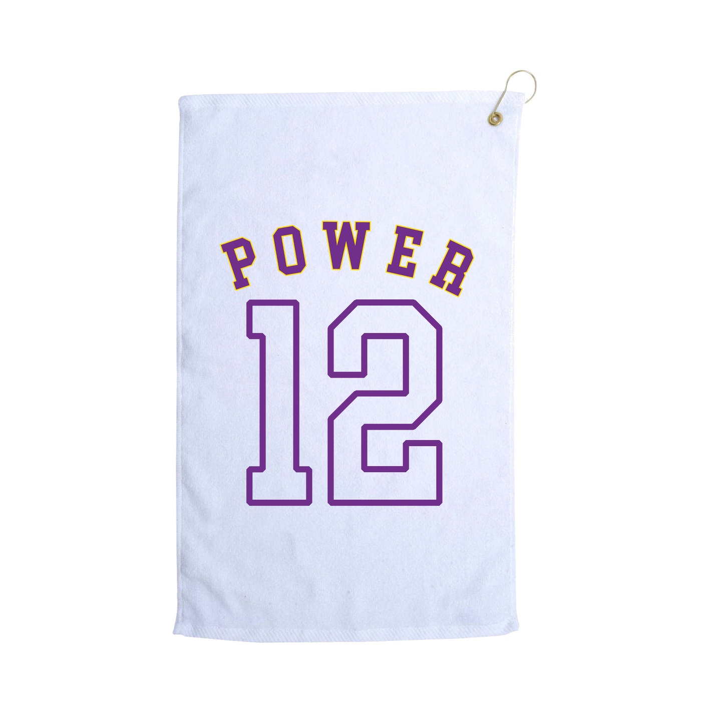 Golf Towel — Shirsey Arch in White