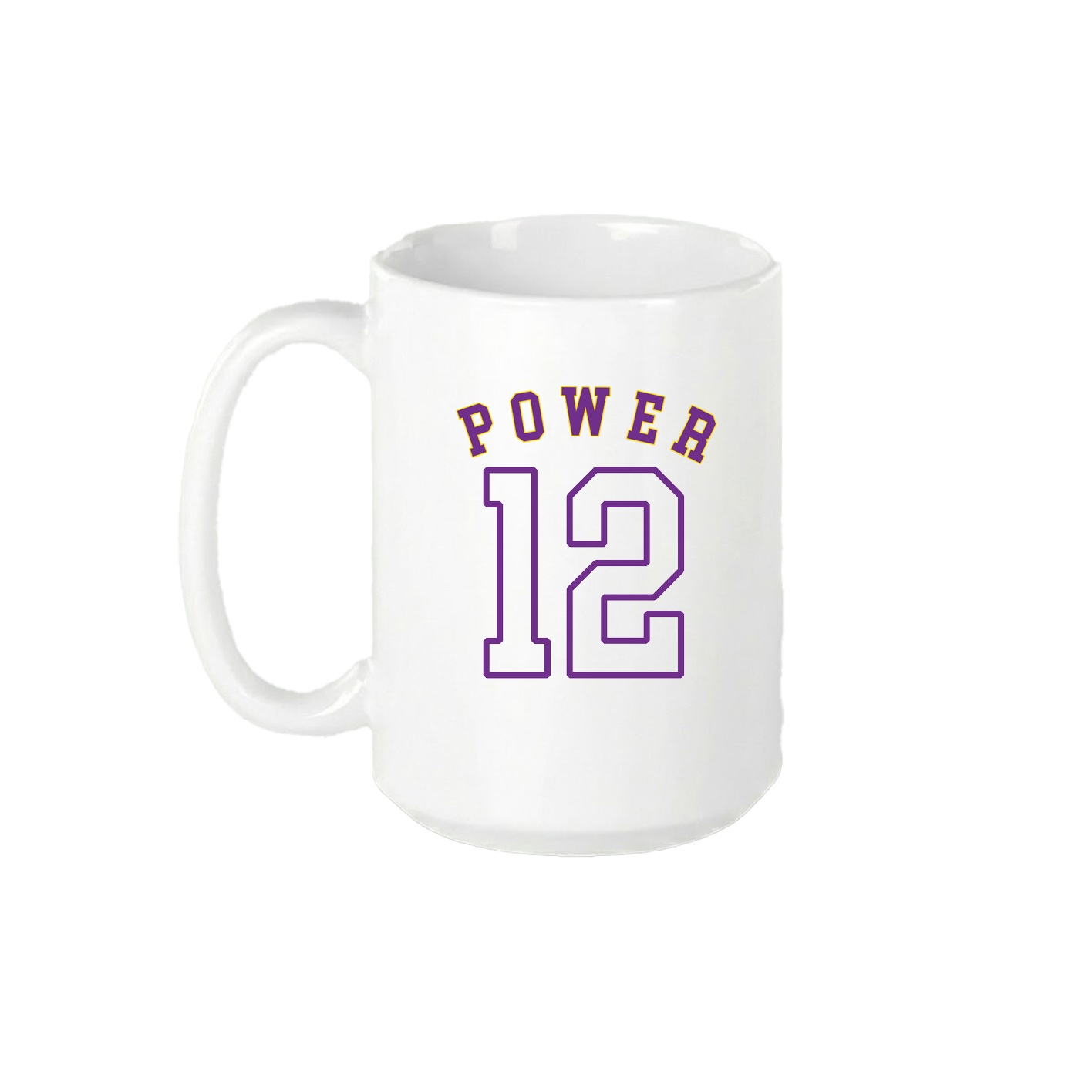 15oz Coffee Mug — Shirsey Arch in White