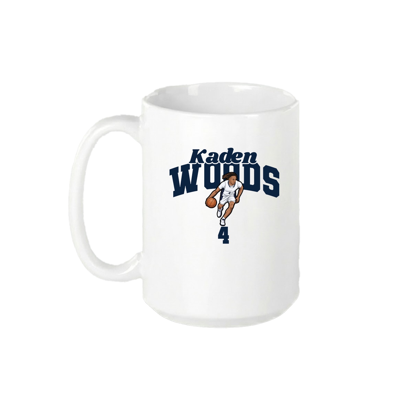 15oz Coffee Mug — Signature Arch in White