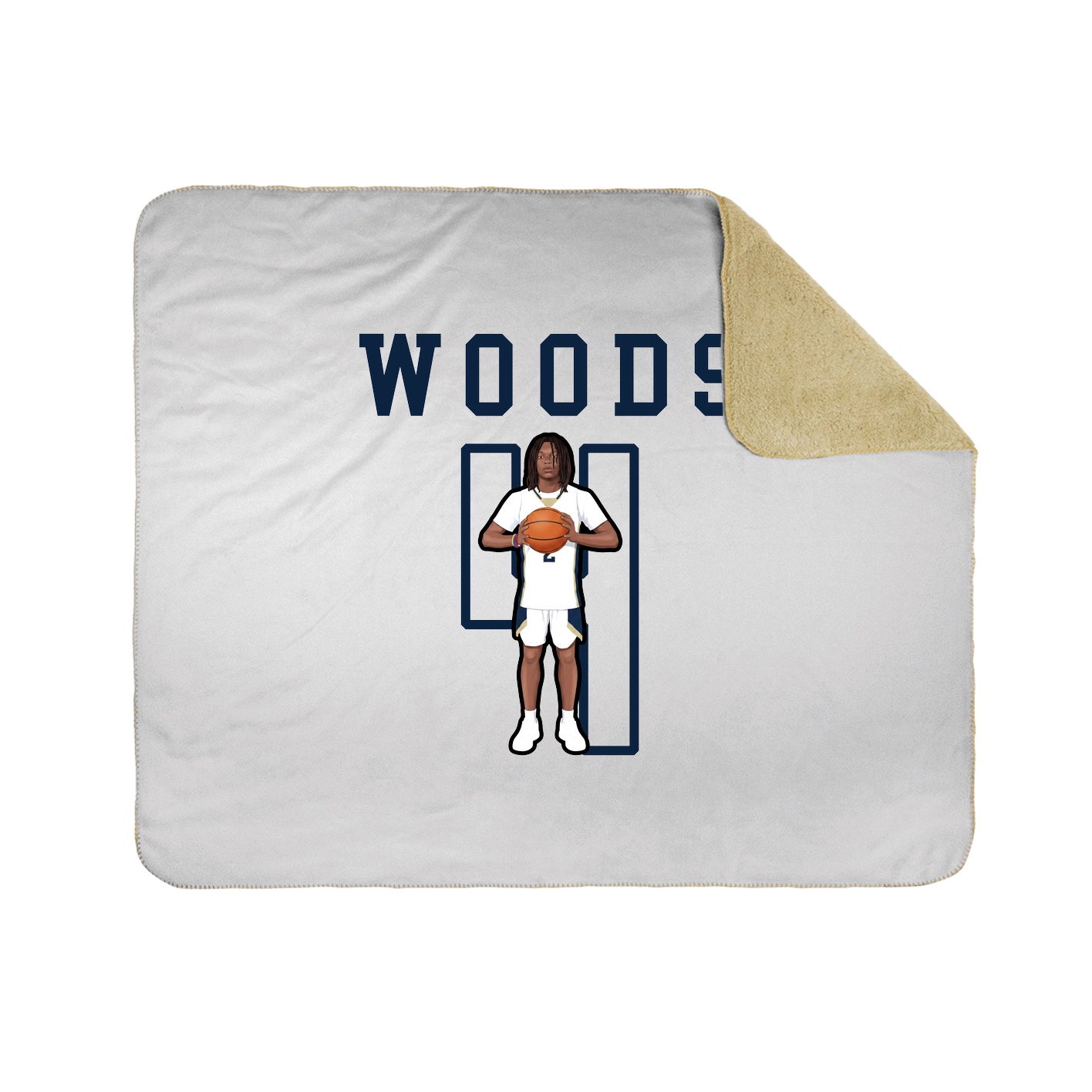 Throw Blanket — Shirsey in White