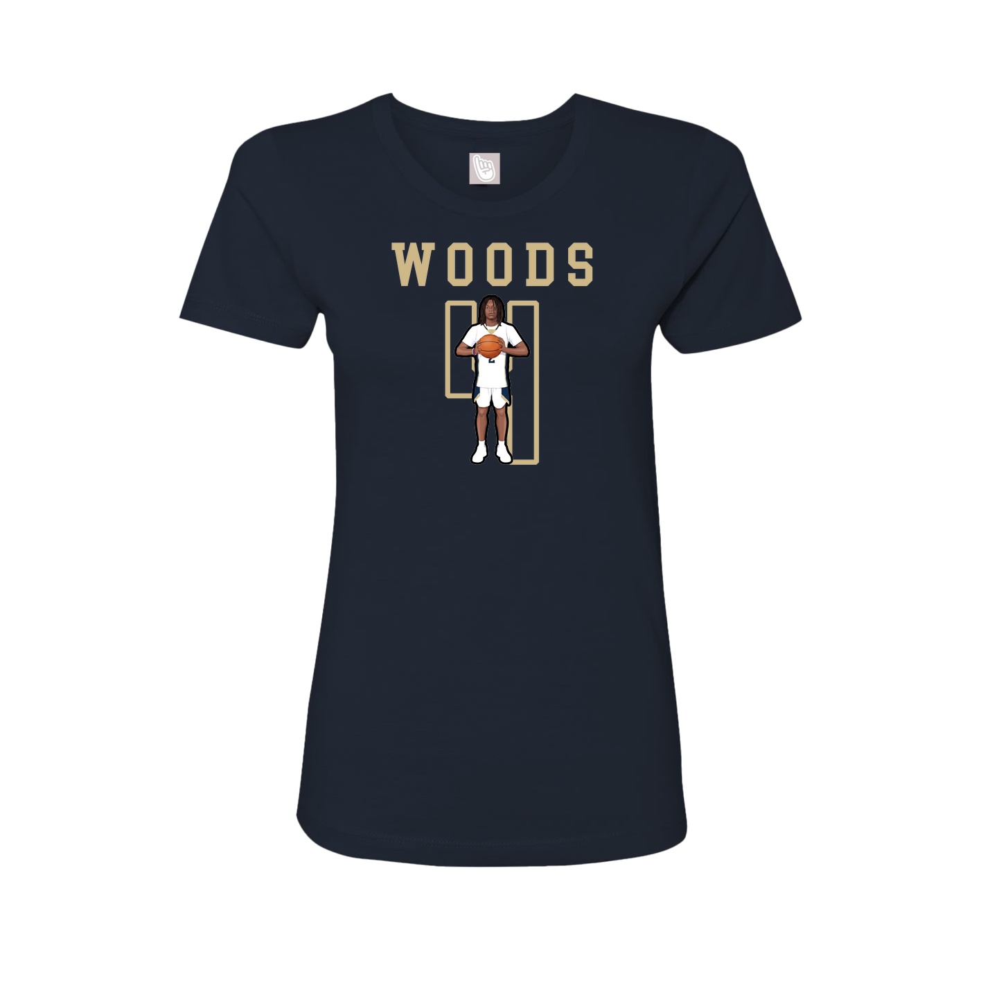 Fitted Women's Tee — Shirsey in Navy