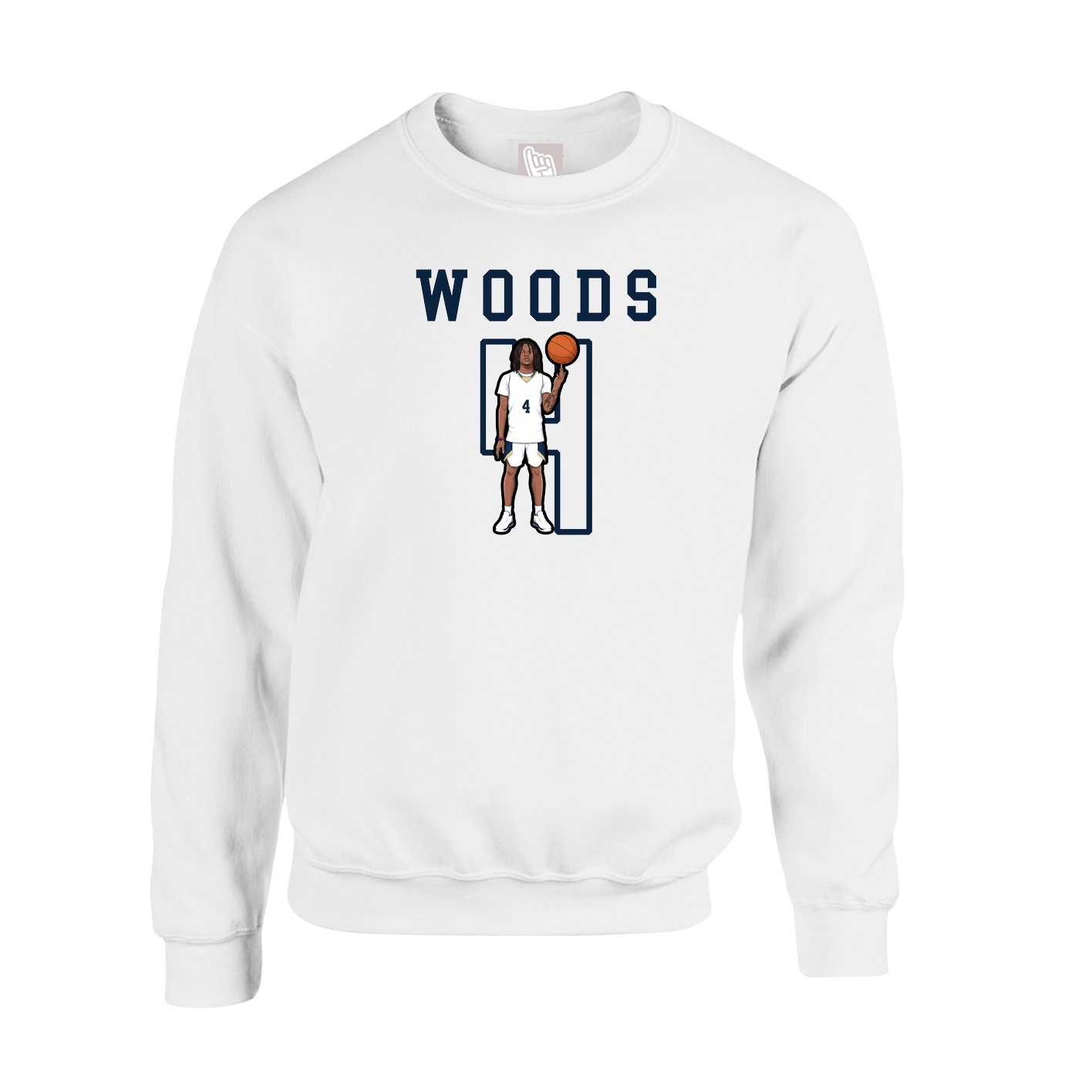 Fleece Crew — Shirsey in White