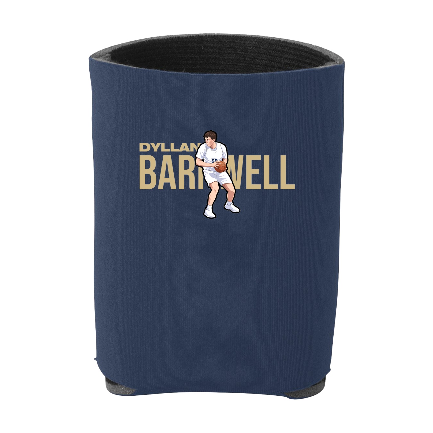 Can Holder — Player Name in Navy