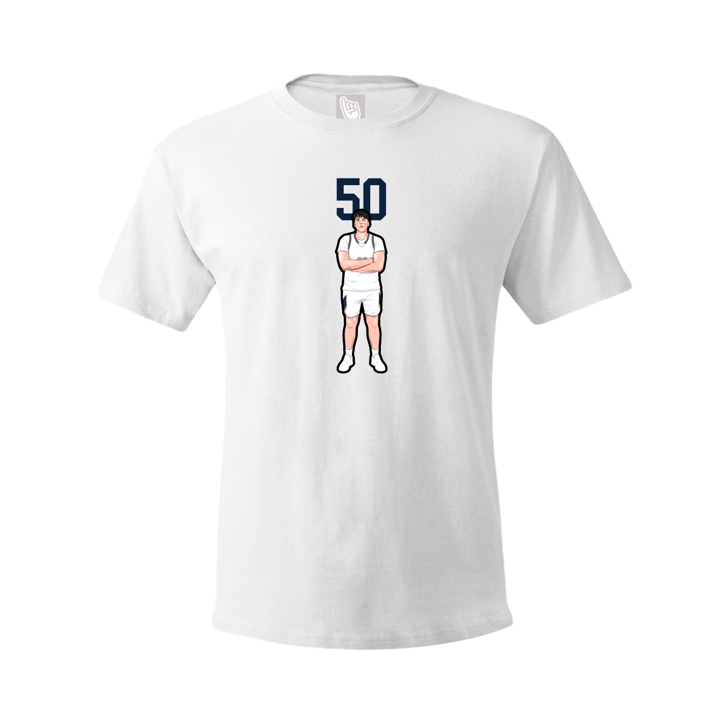 Tee — Number Top in White