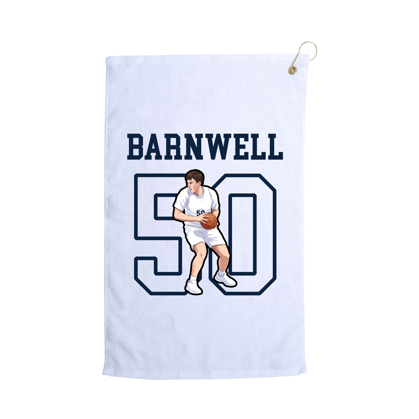 Golf Towel — Shirsey in White