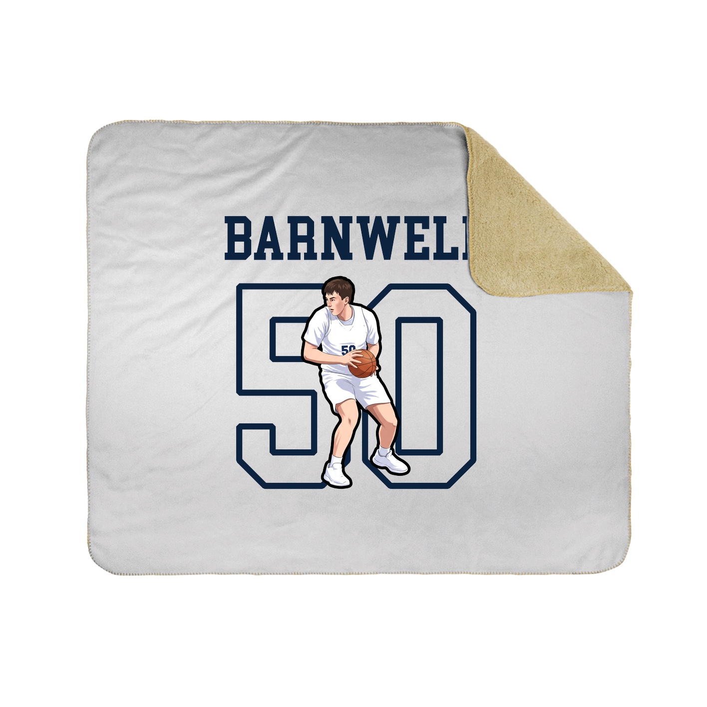 Throw Blanket — Shirsey in White