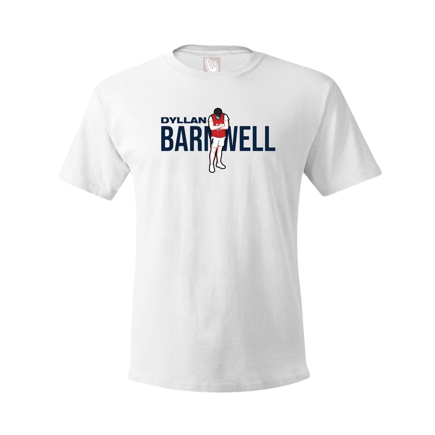Youth Tee — Player Name in White